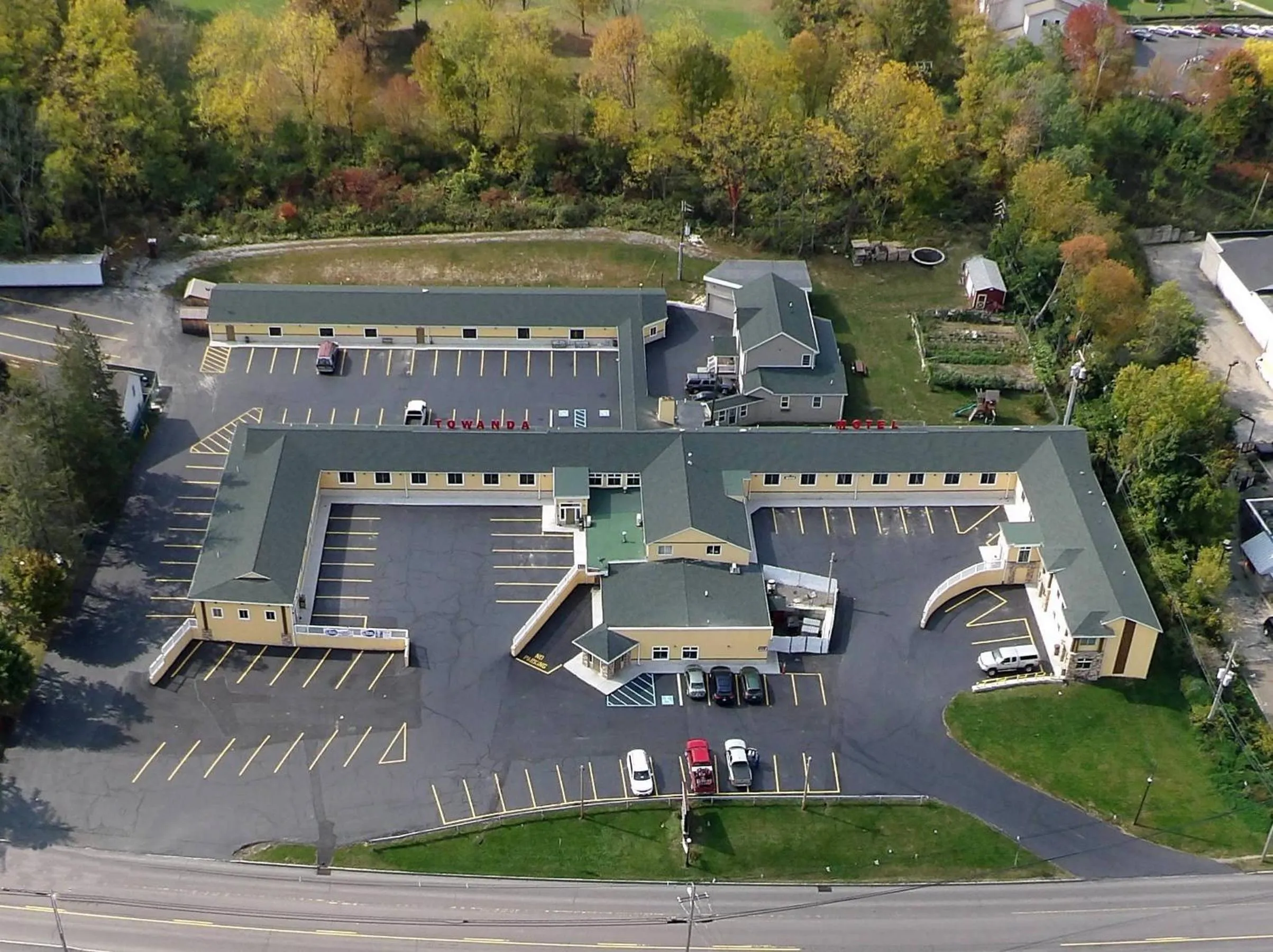 Bird's eye view in Rodeway Inn Towanda