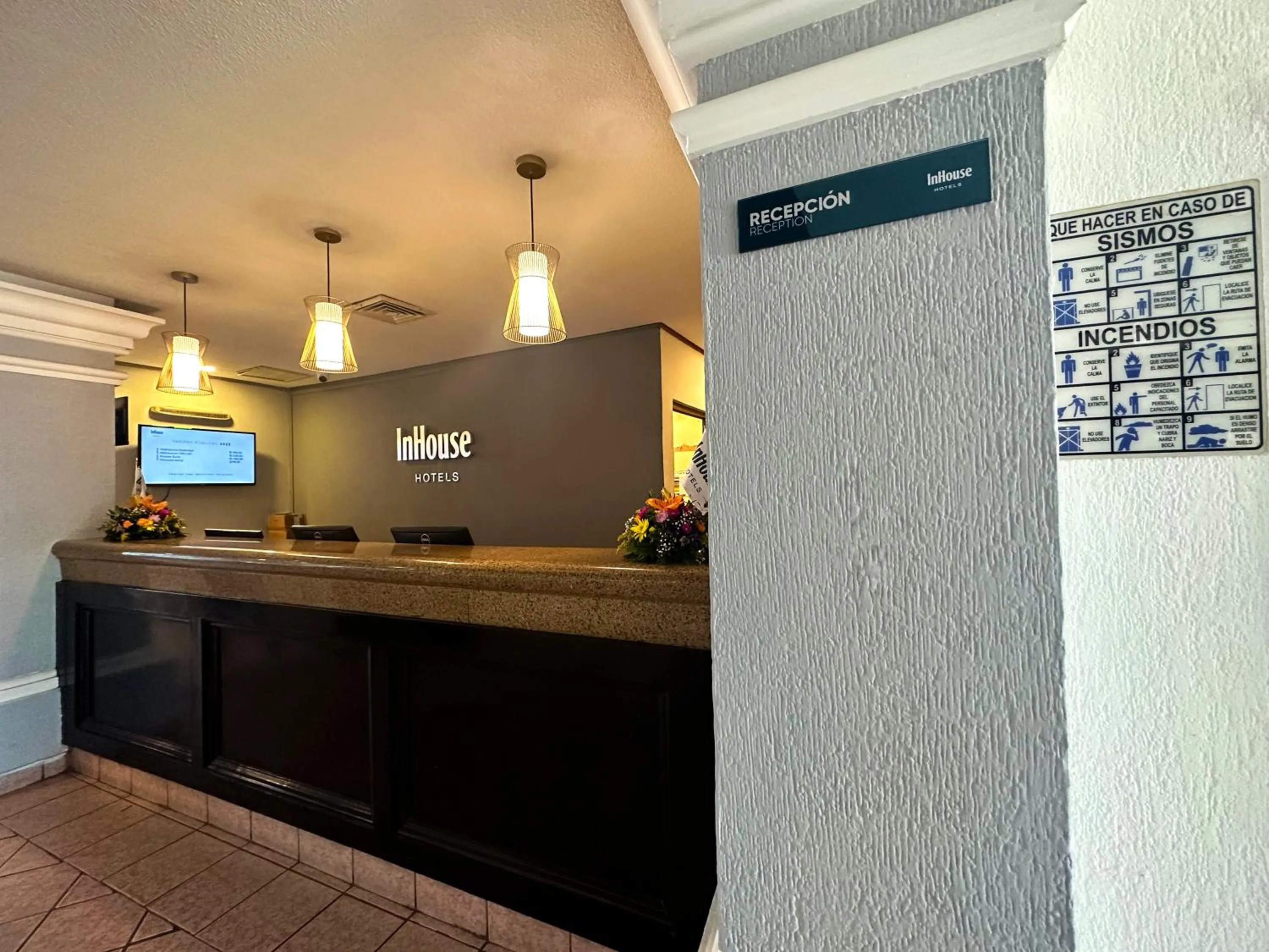 Lobby or reception in InHouse Hotel Obregón