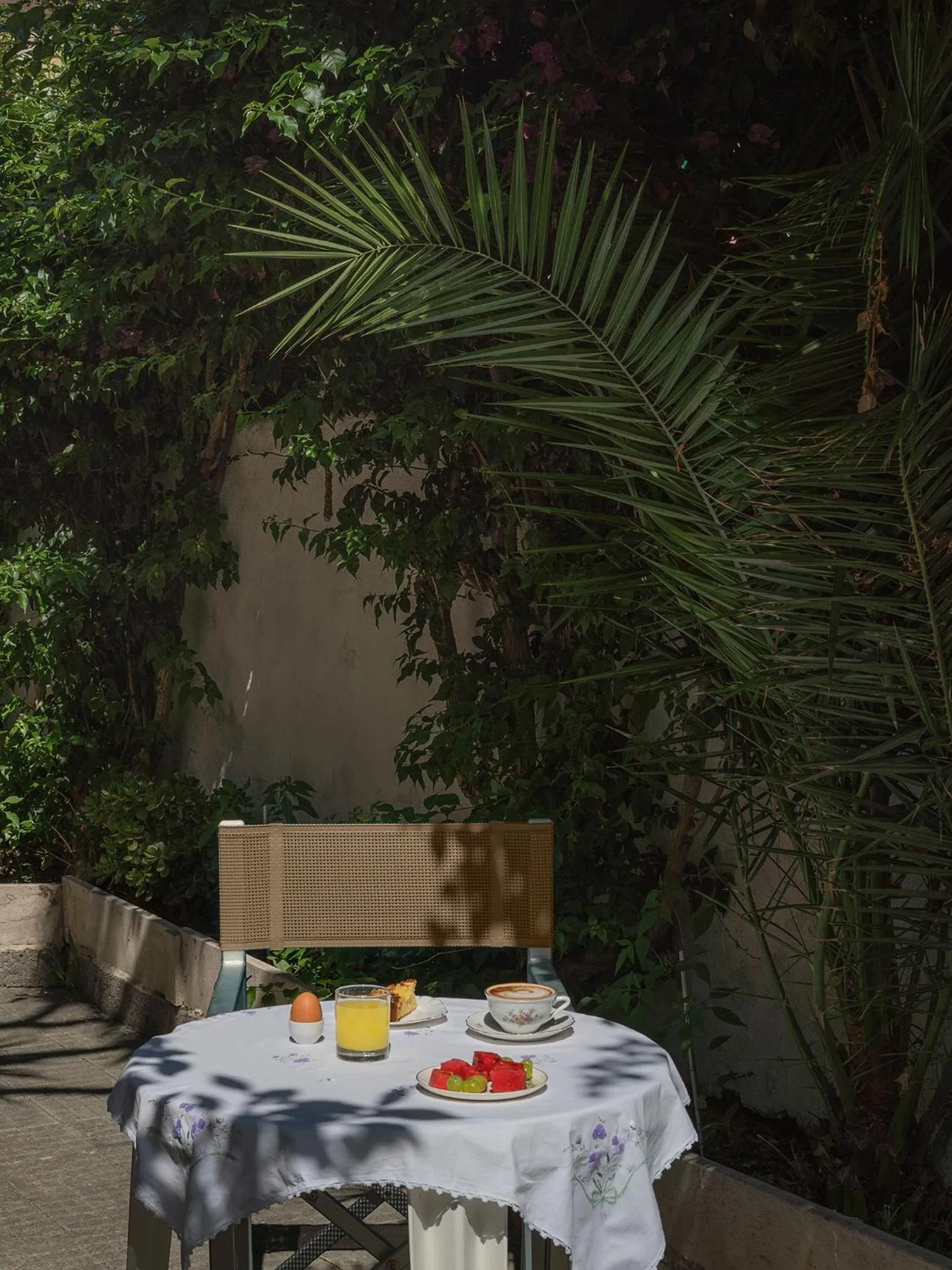 Patio in Hotel Riviera