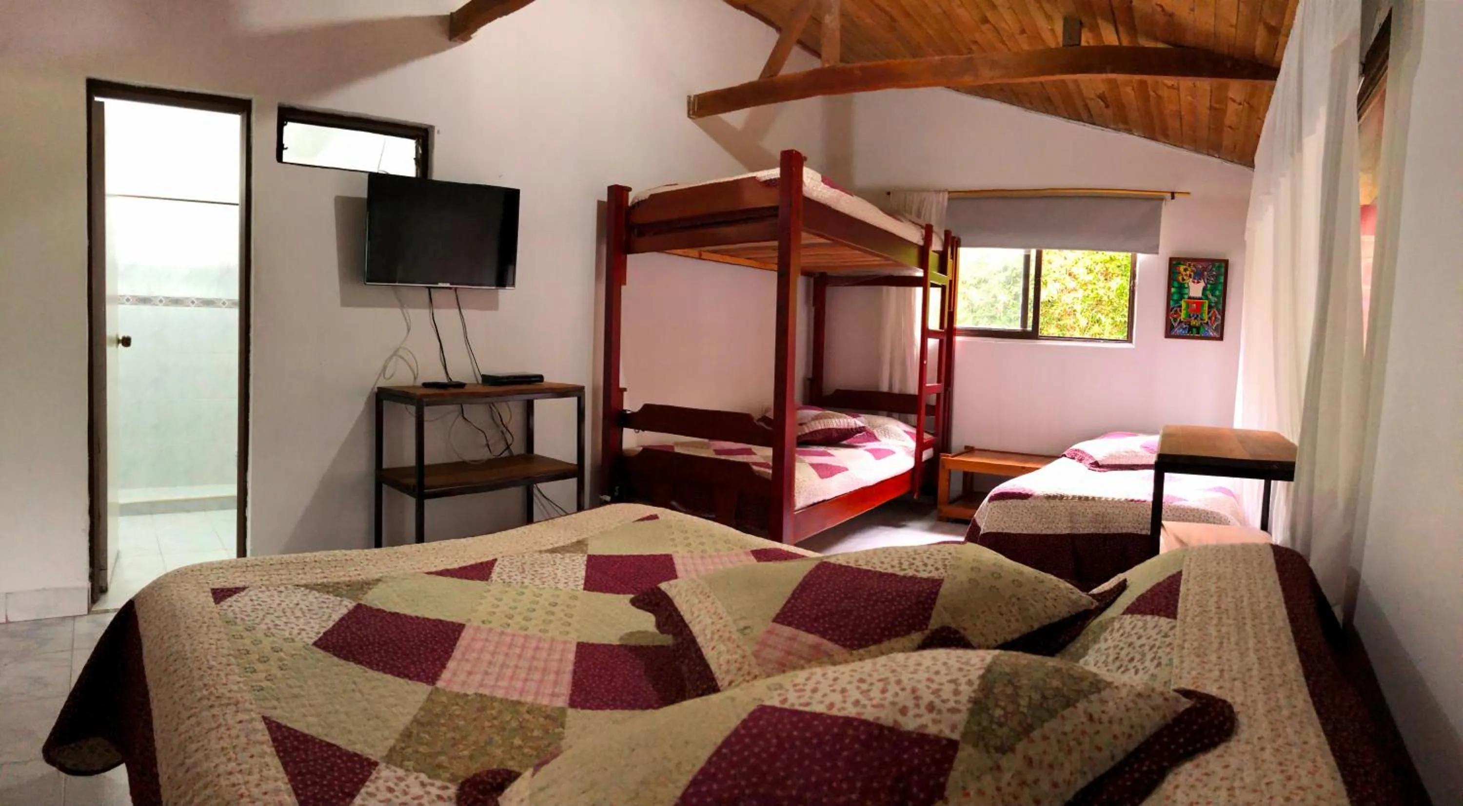 Quadruple Room - single occupancy in Salento Finca Hotel Mundo Nuevo