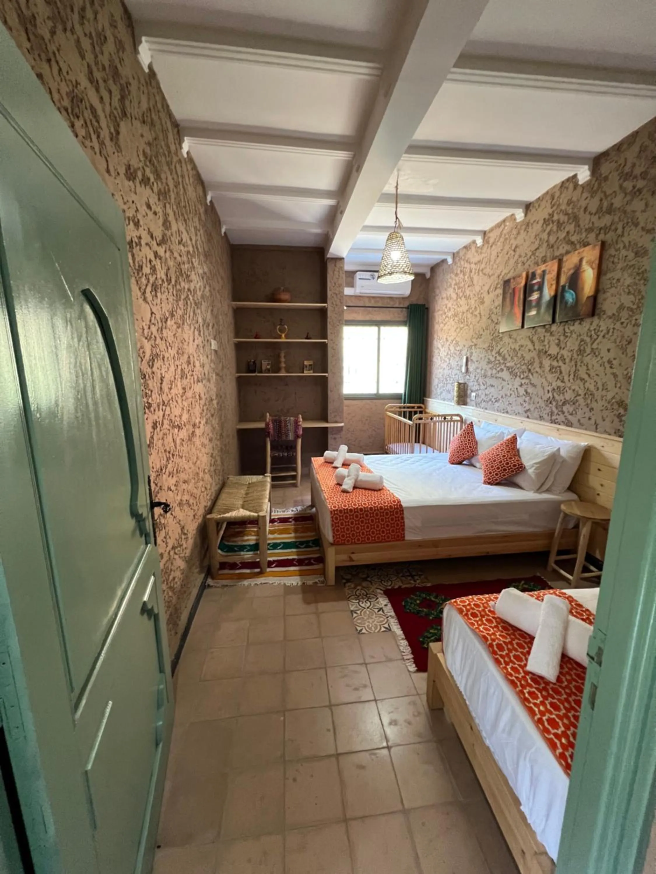 Bed in Tazart Lodge