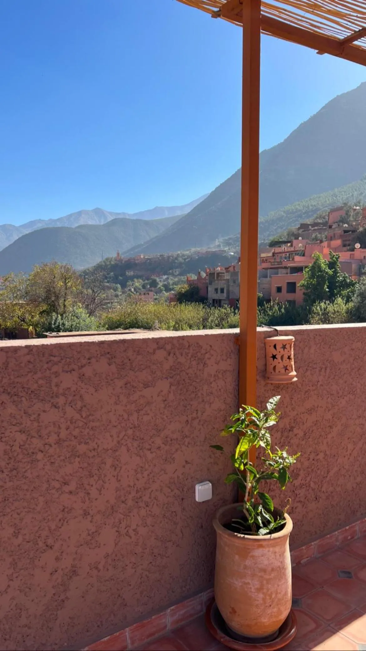 Balcony/Terrace in Tazart Lodge