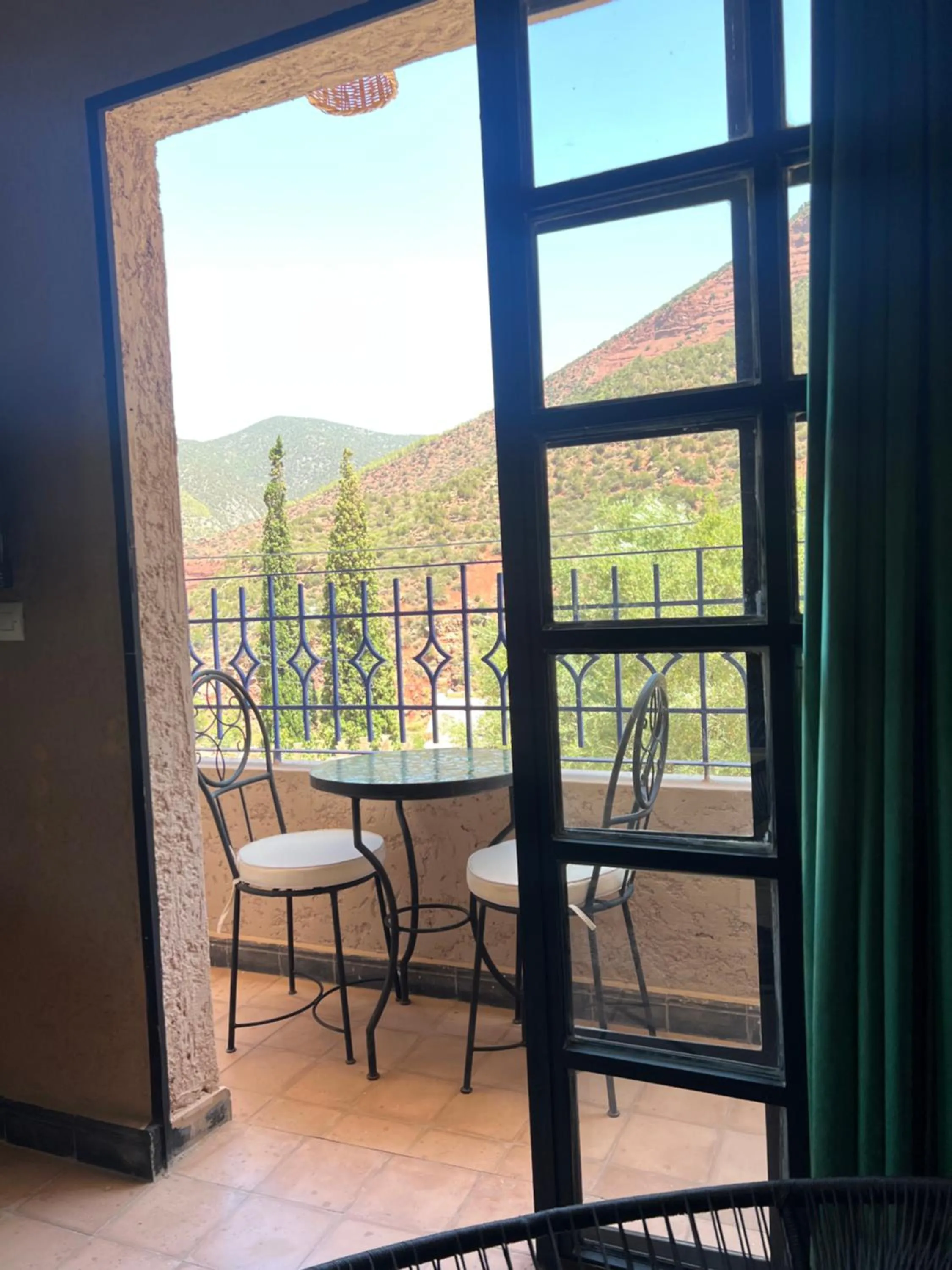 Patio in Tazart Lodge