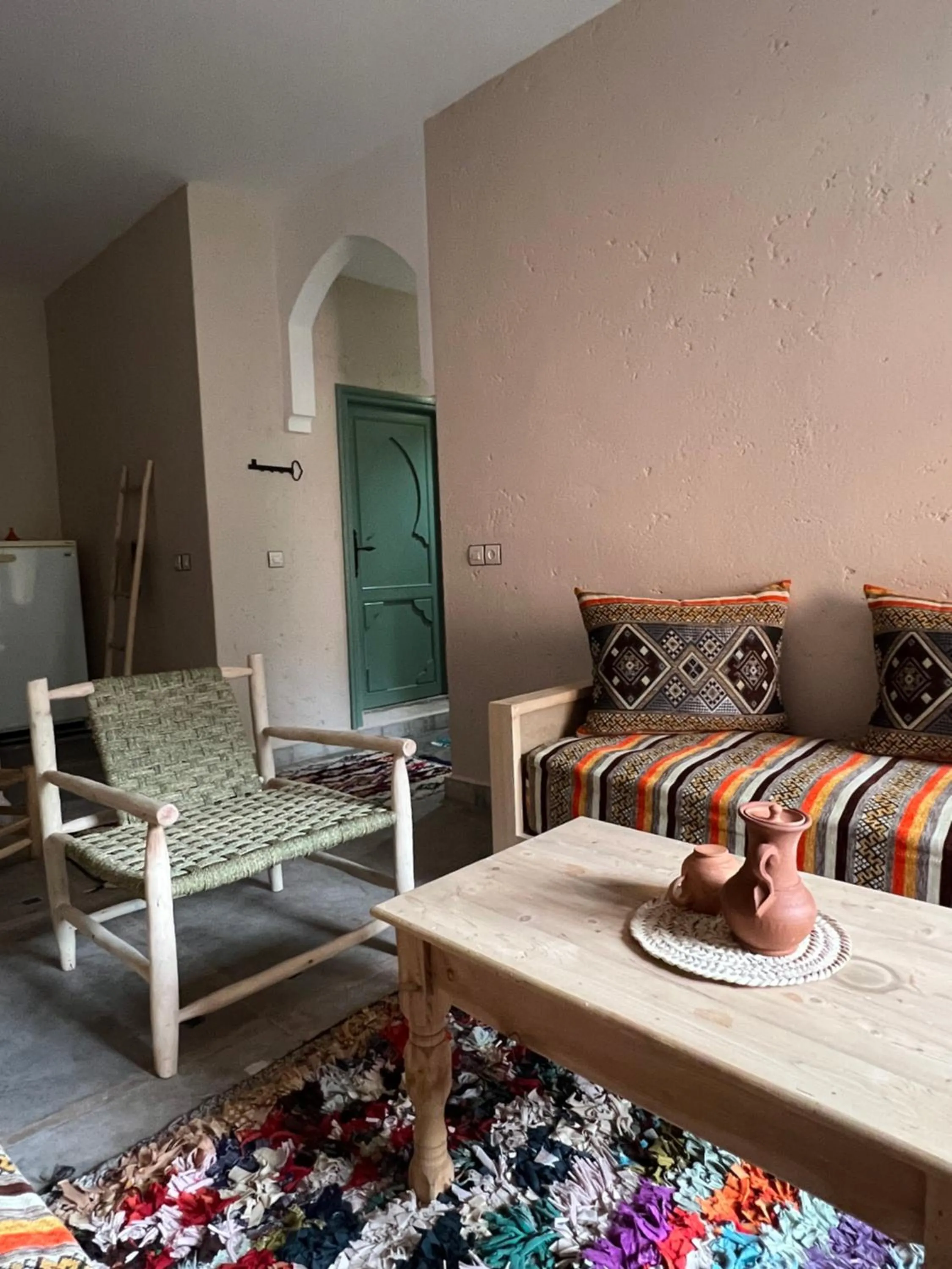 Living room in Tazart Lodge