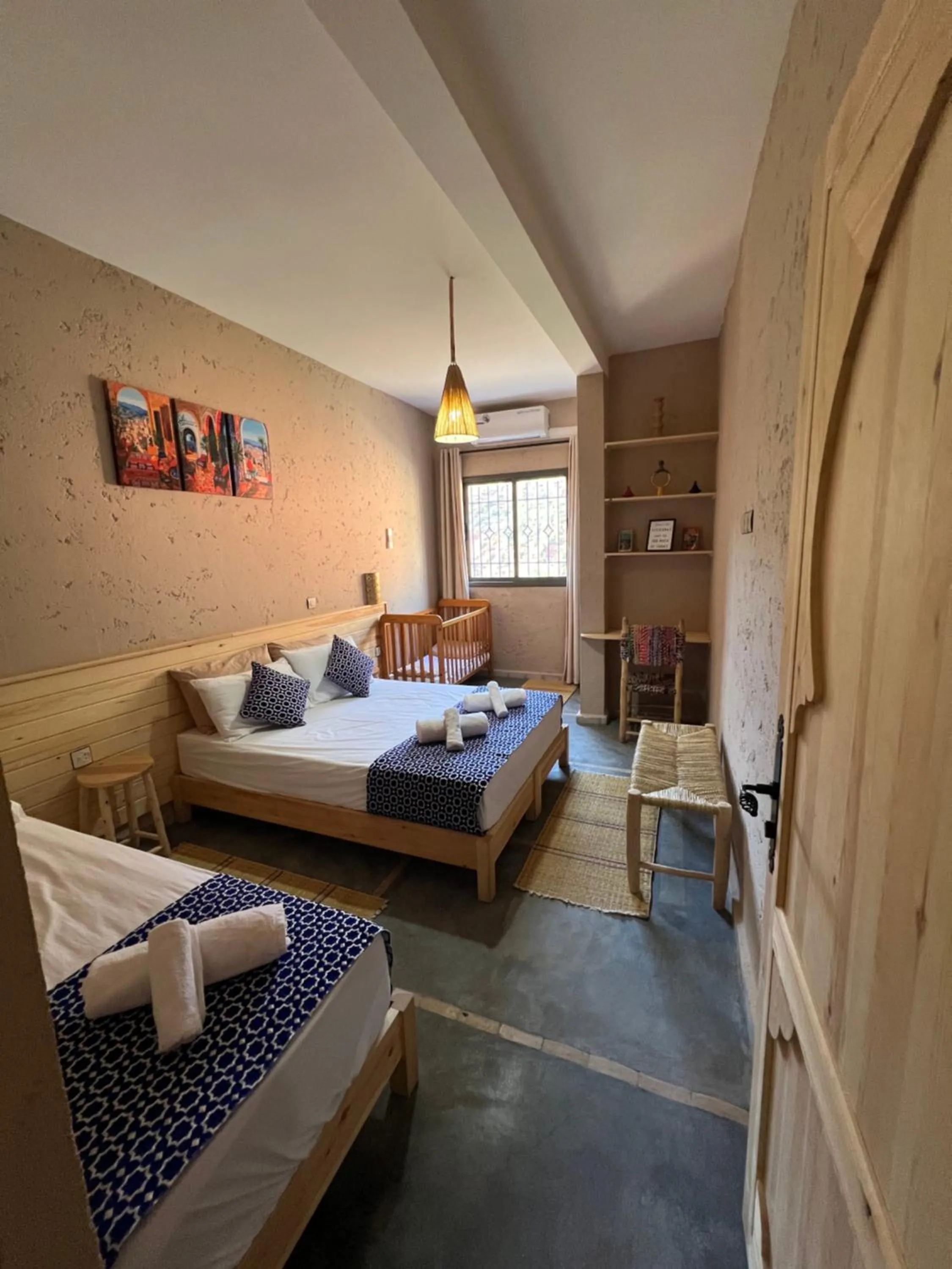 Bed in Tazart Lodge