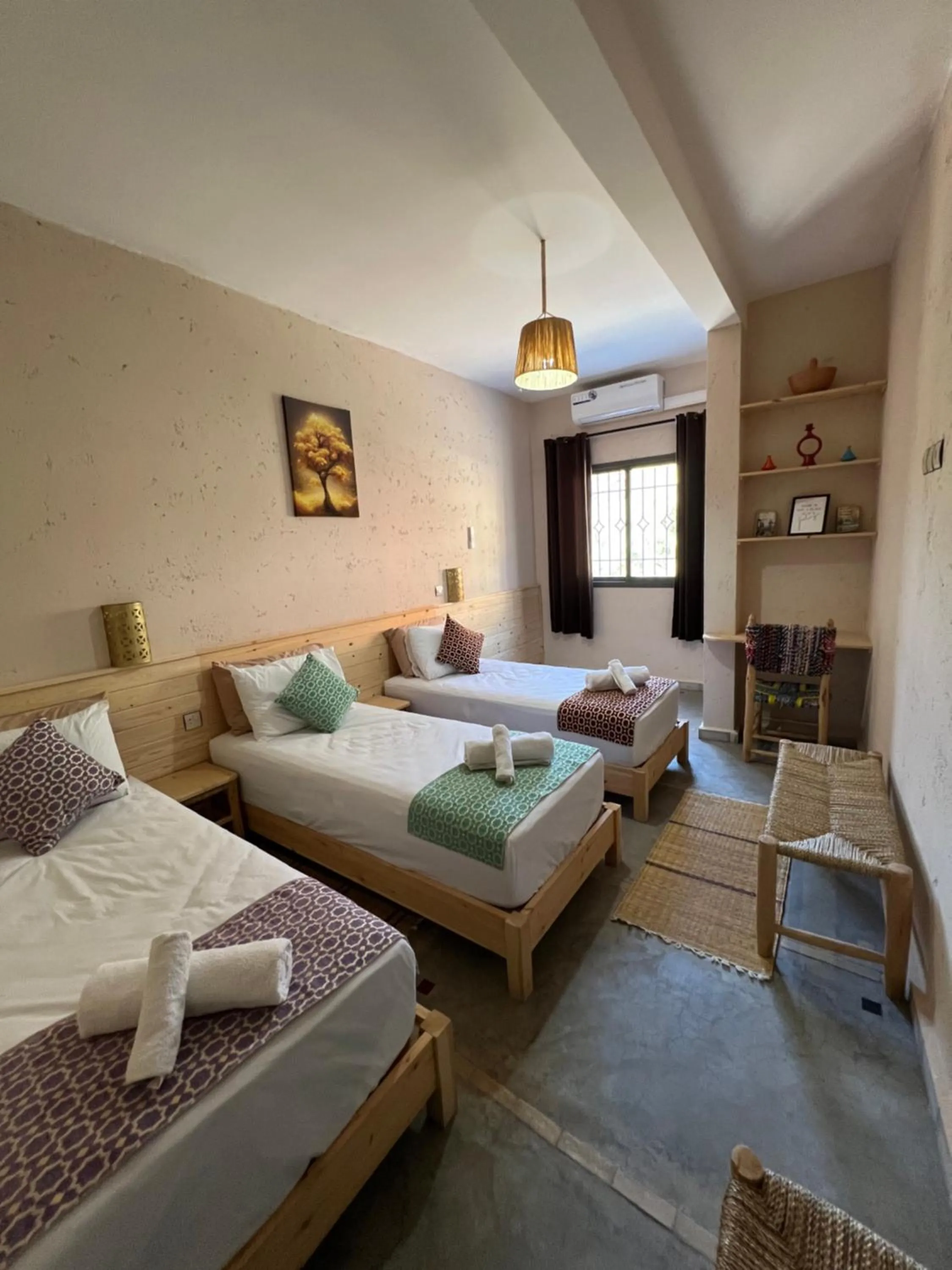Bed in Tazart Lodge