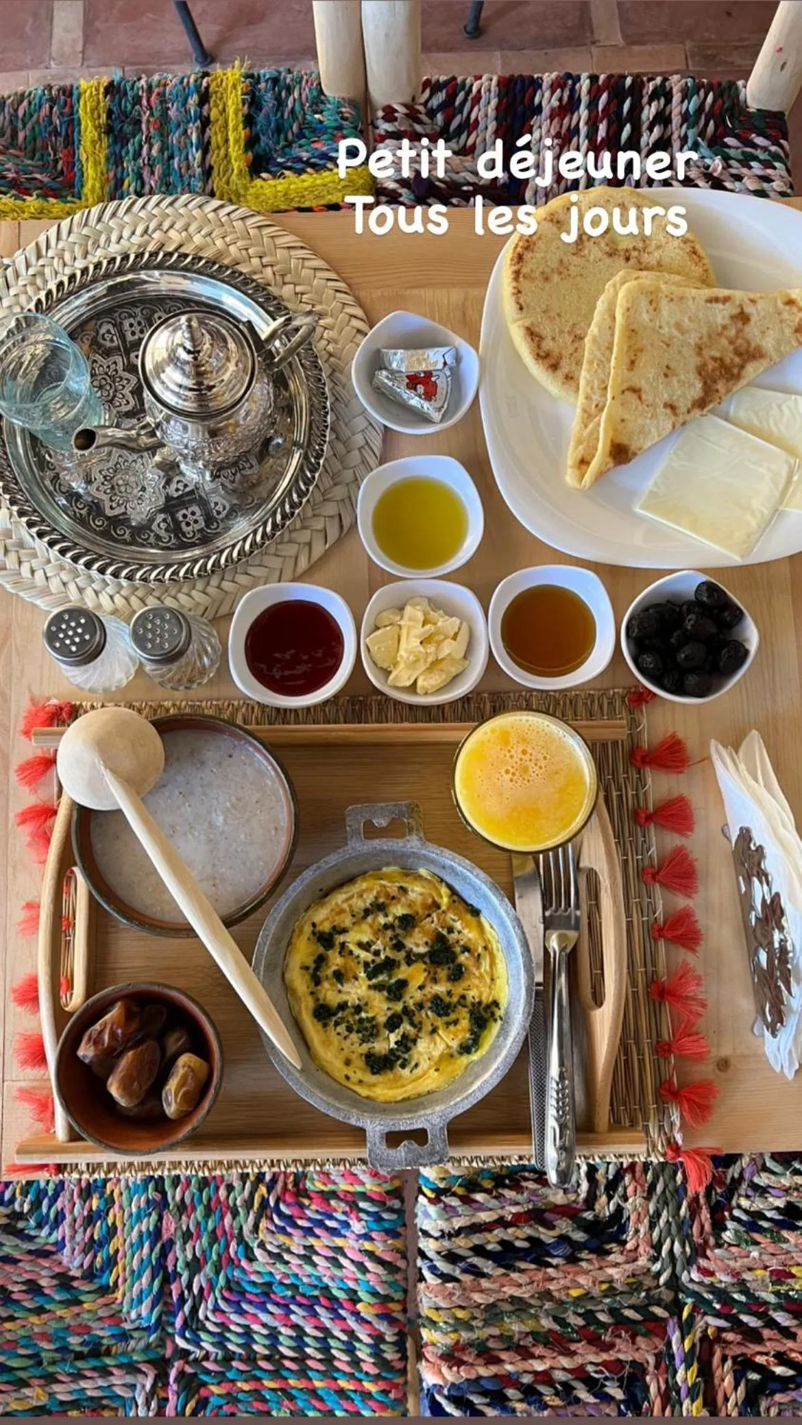 Breakfast in Tazart Lodge