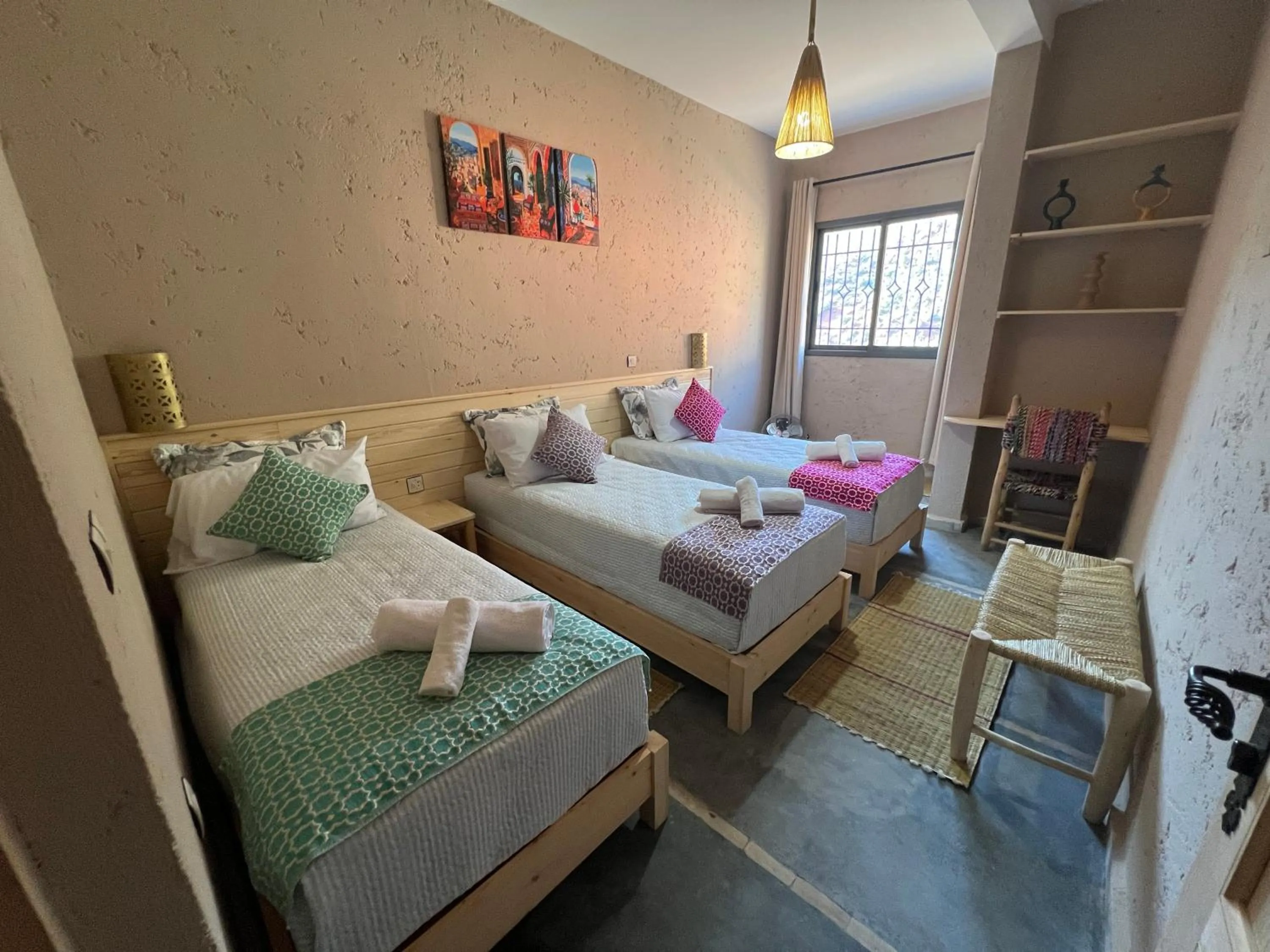 Bed in Tazart Lodge
