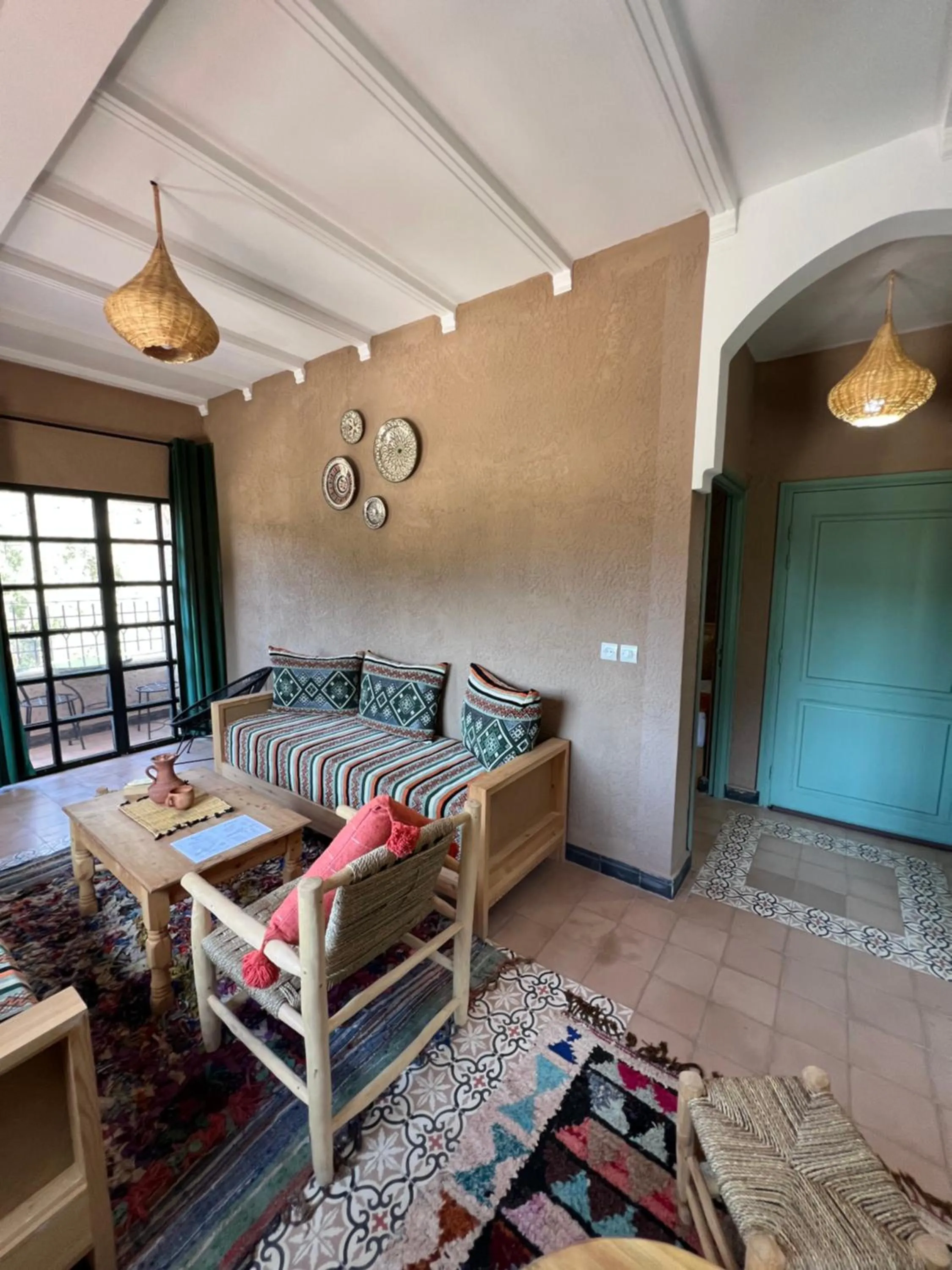 Living room in Tazart Lodge