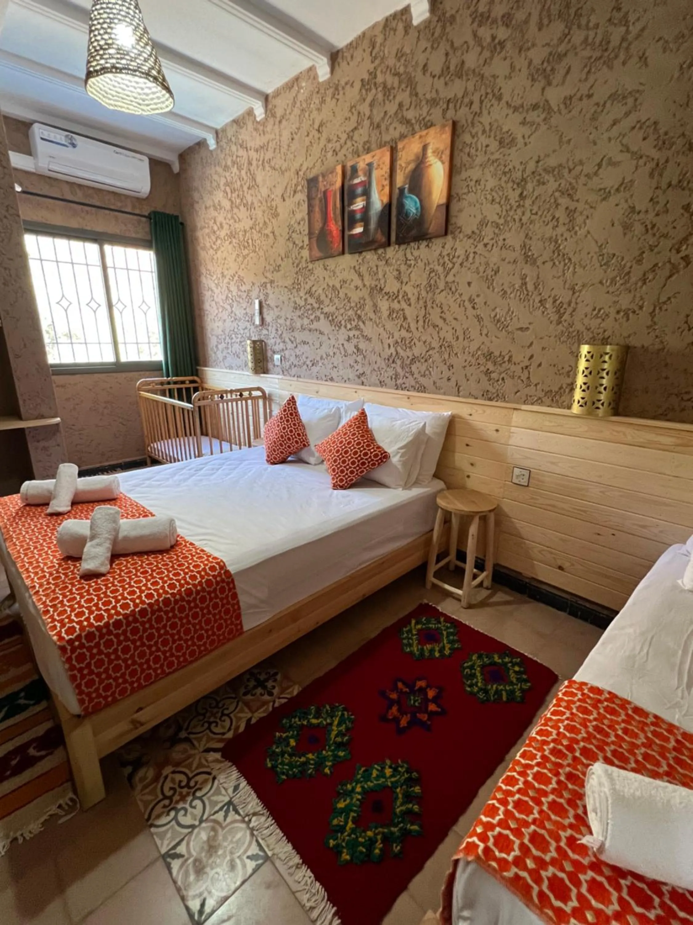 Bed in Tazart Lodge