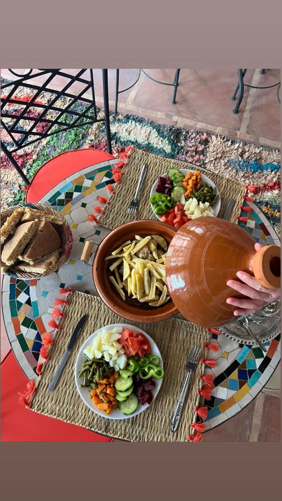 Food in Tazart Lodge
