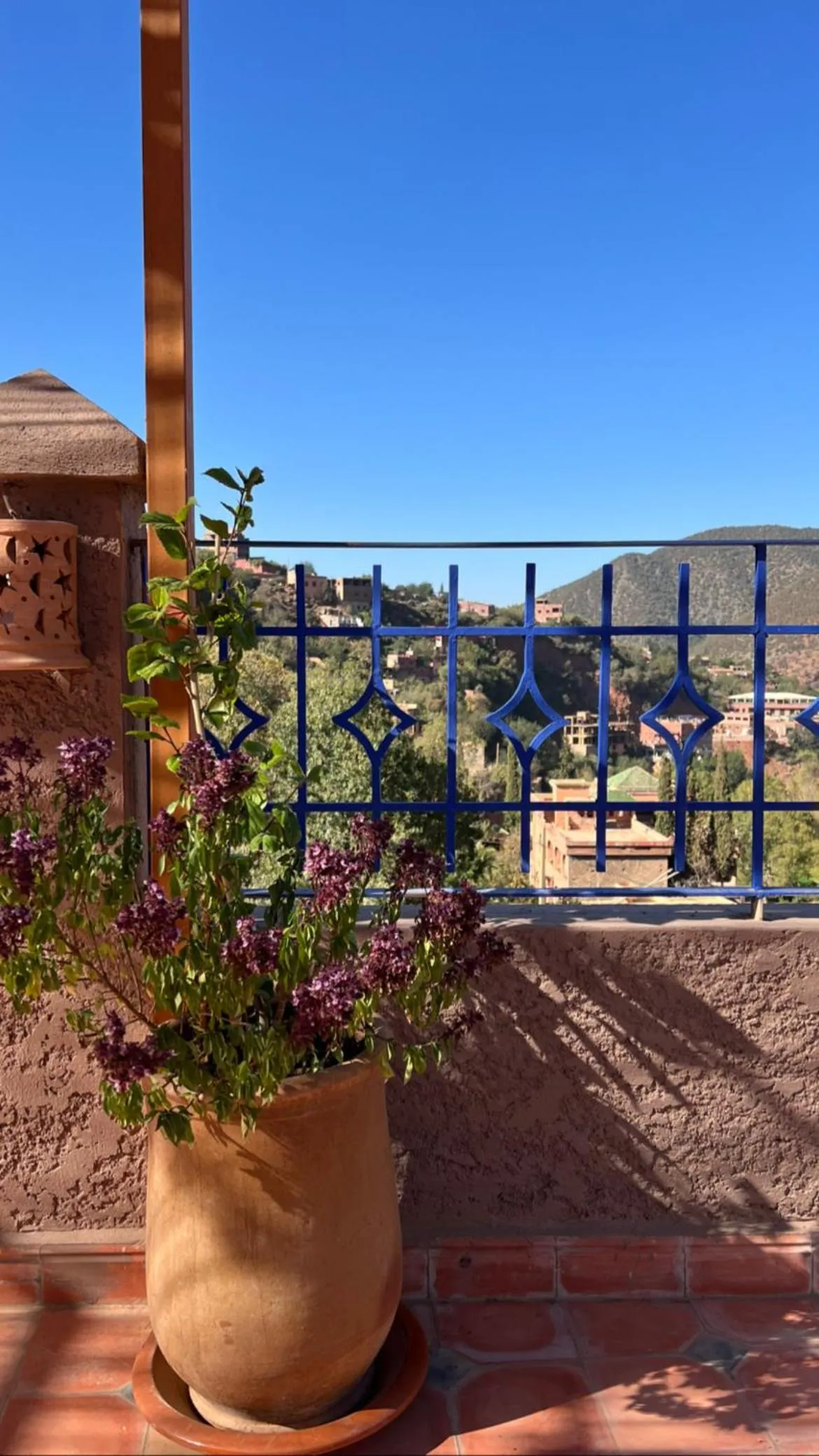 Mountain view in Tazart Lodge