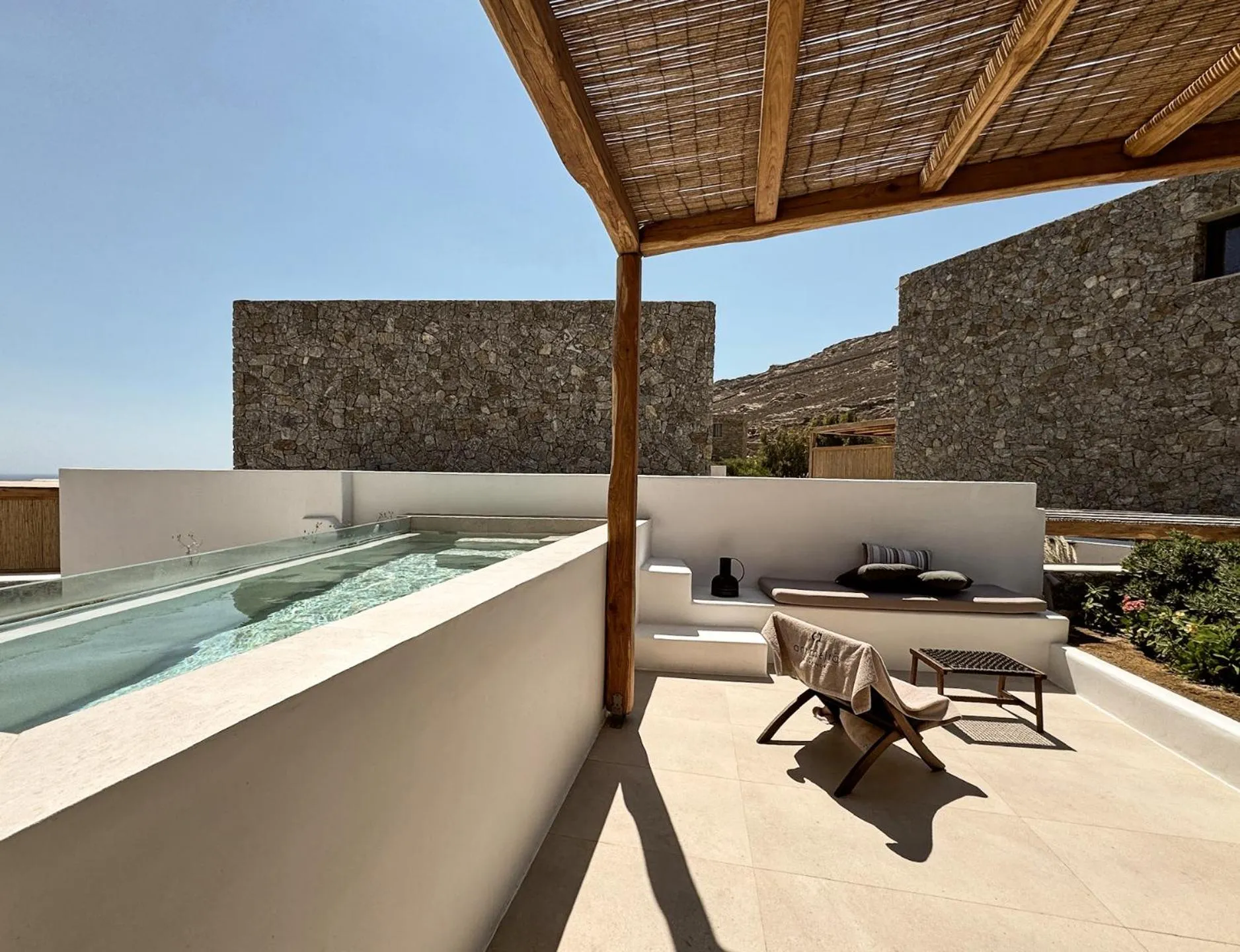 Balcony/Terrace in Anemelia Hotel Mykonos