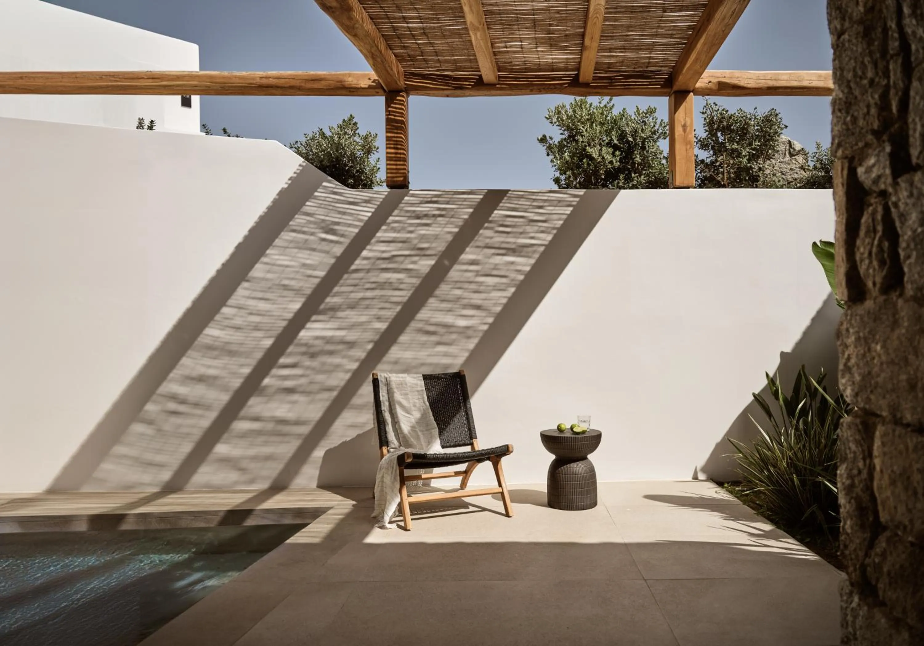 Balcony/Terrace in Anemelia Hotel Mykonos