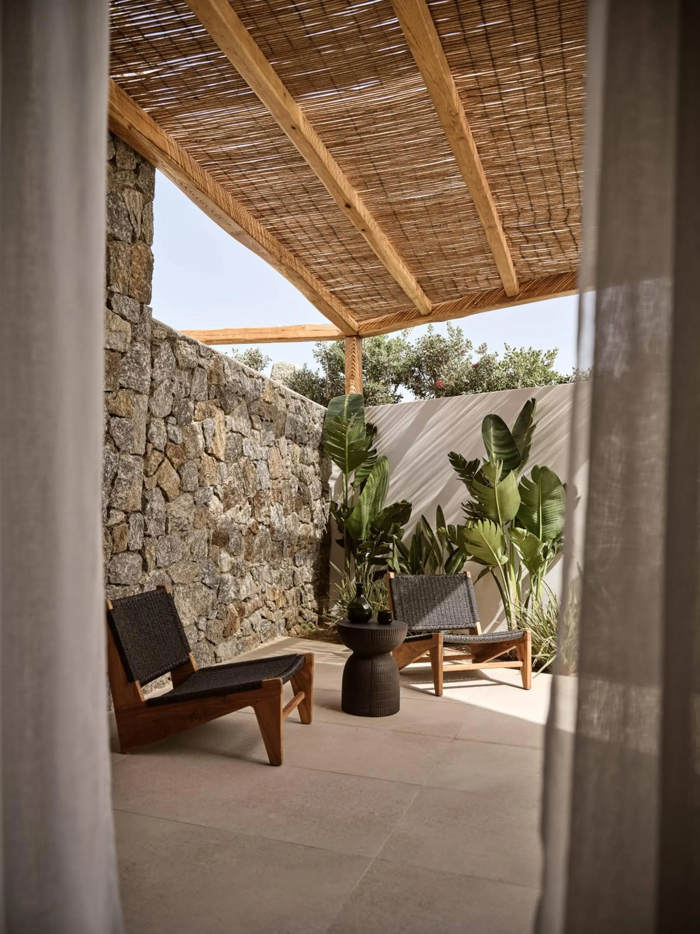 Patio in Anemelia Hotel Mykonos