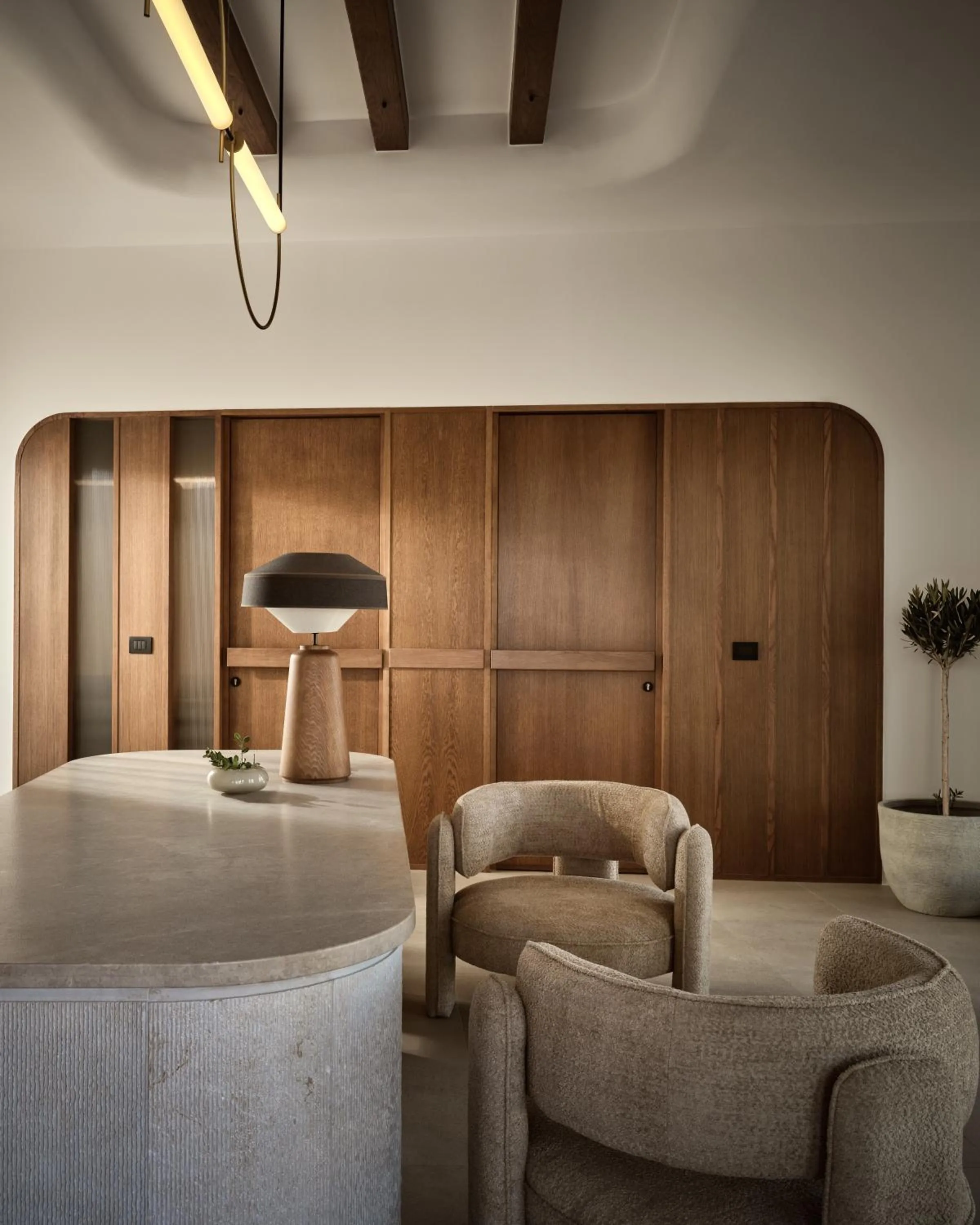 Seating area in Anemelia Hotel Mykonos