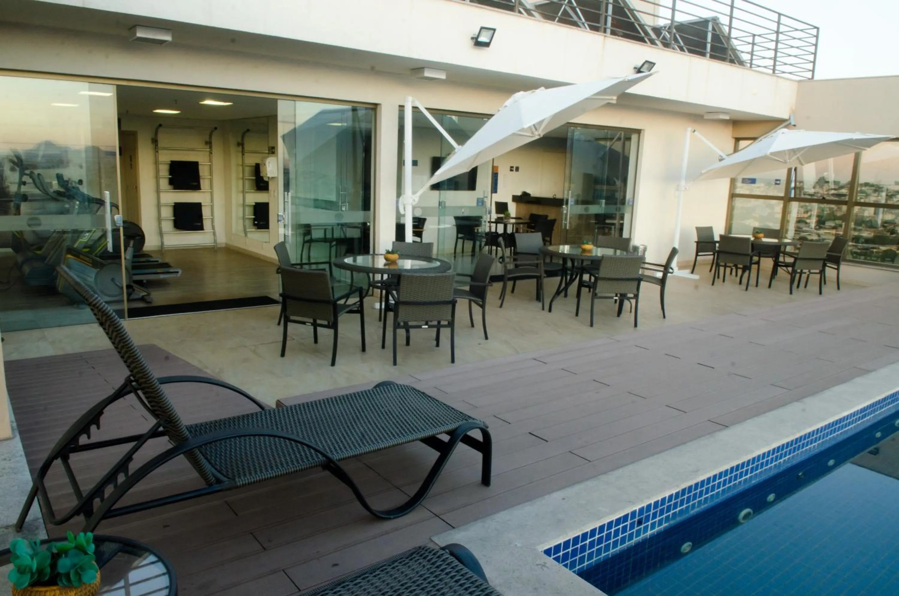 Balcony/Terrace in Hotel Beaga Convention Expominas by MHB