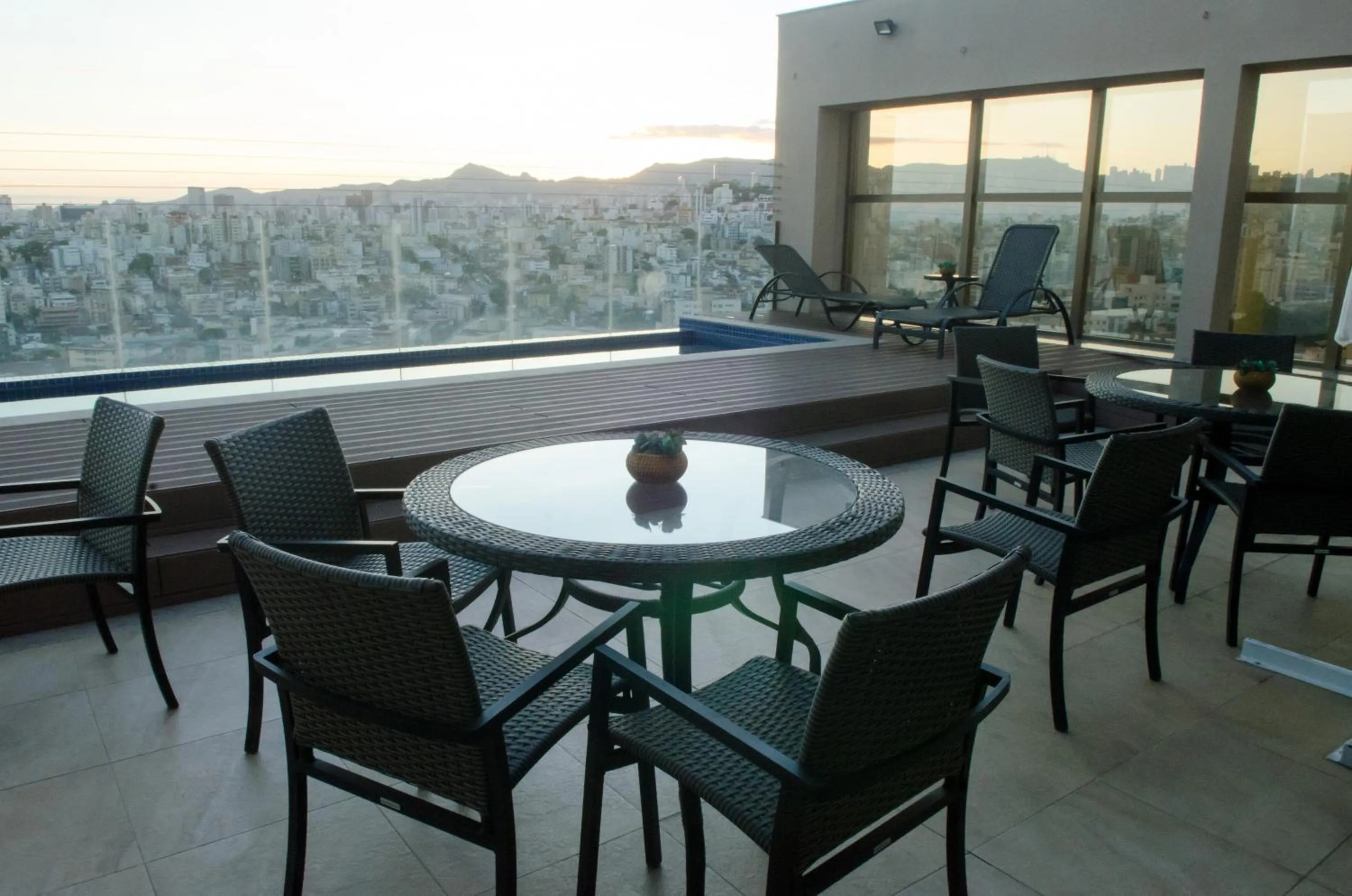 Balcony/Terrace in Hotel Beaga Convention Expominas by MHB