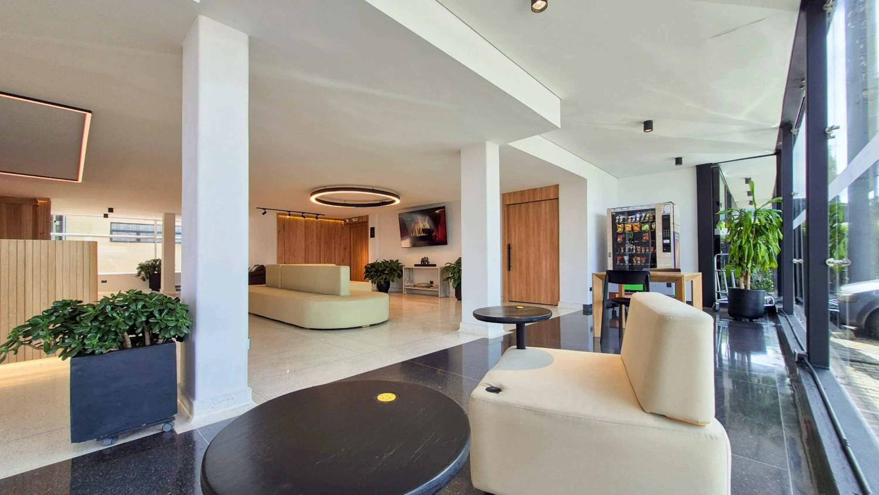 Lobby or reception in Hotel Santiago de Arma