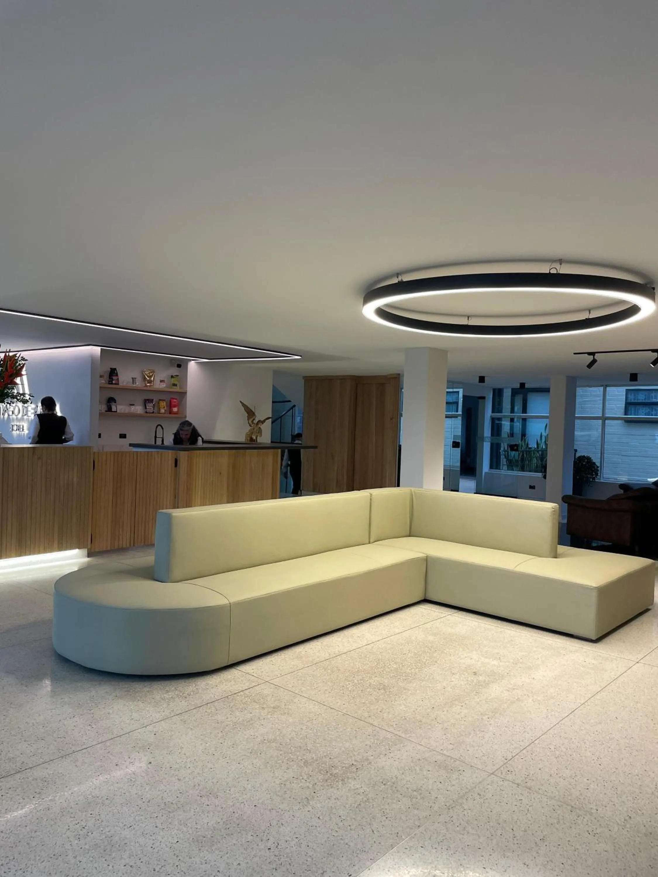 Lobby or reception in Hotel Santiago de Arma