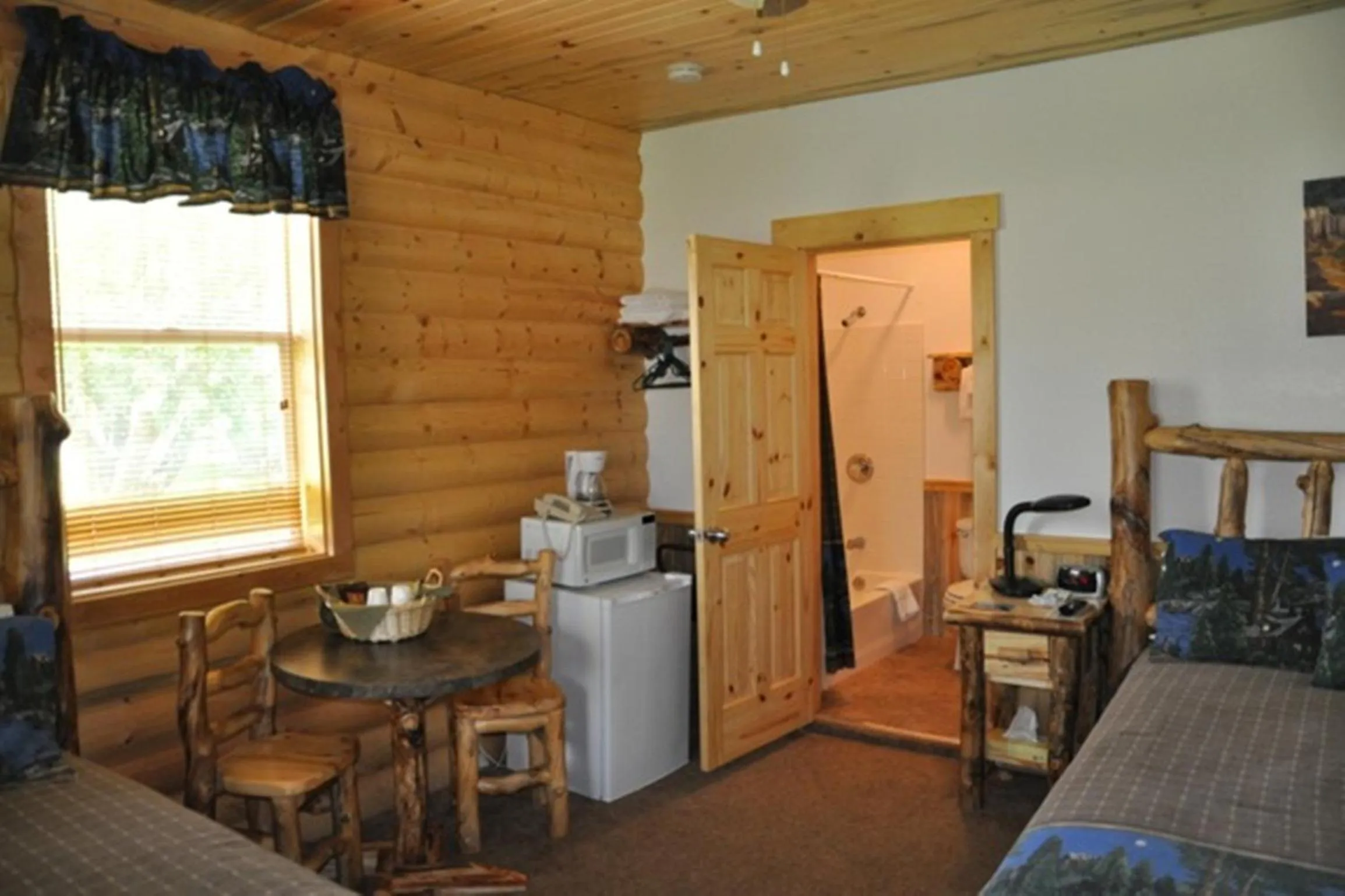 Bed in Bryce Country Cabins