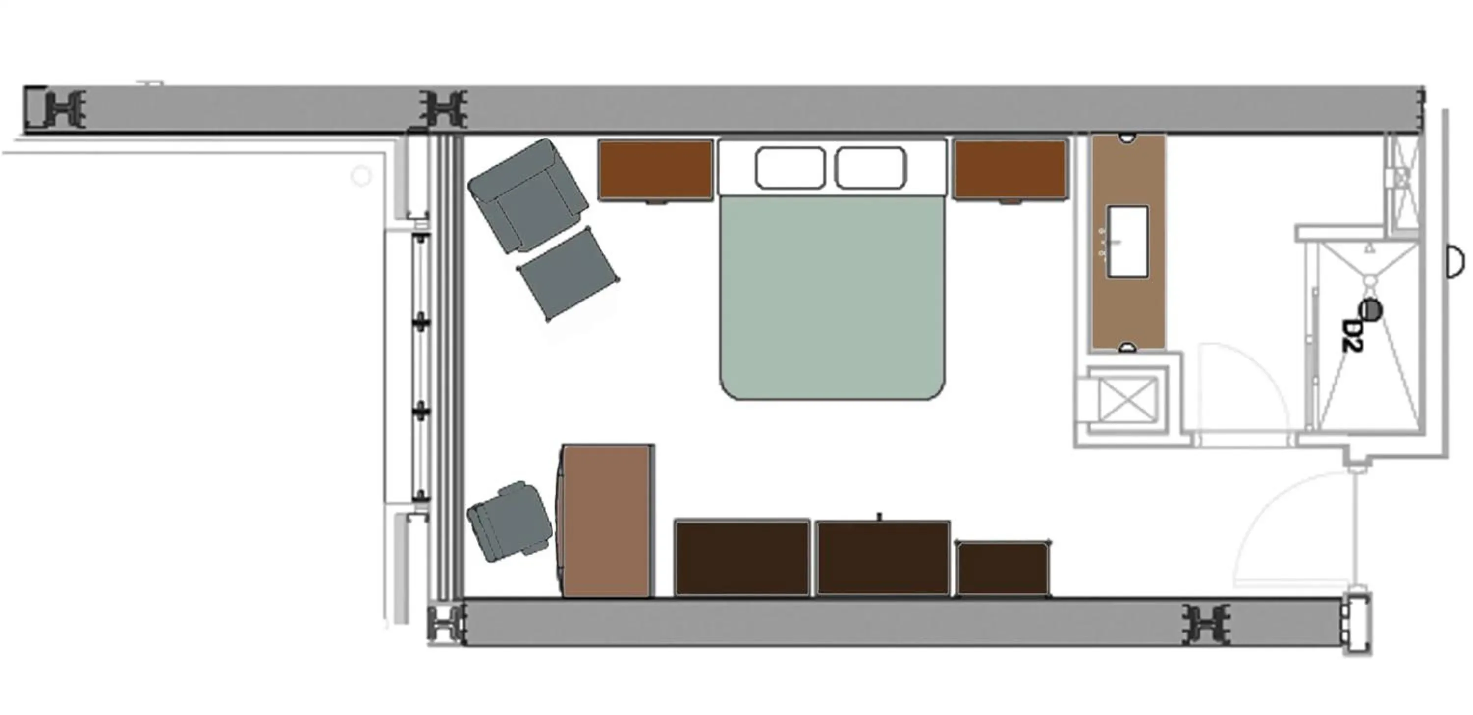 Bedroom in Saint John's Resort