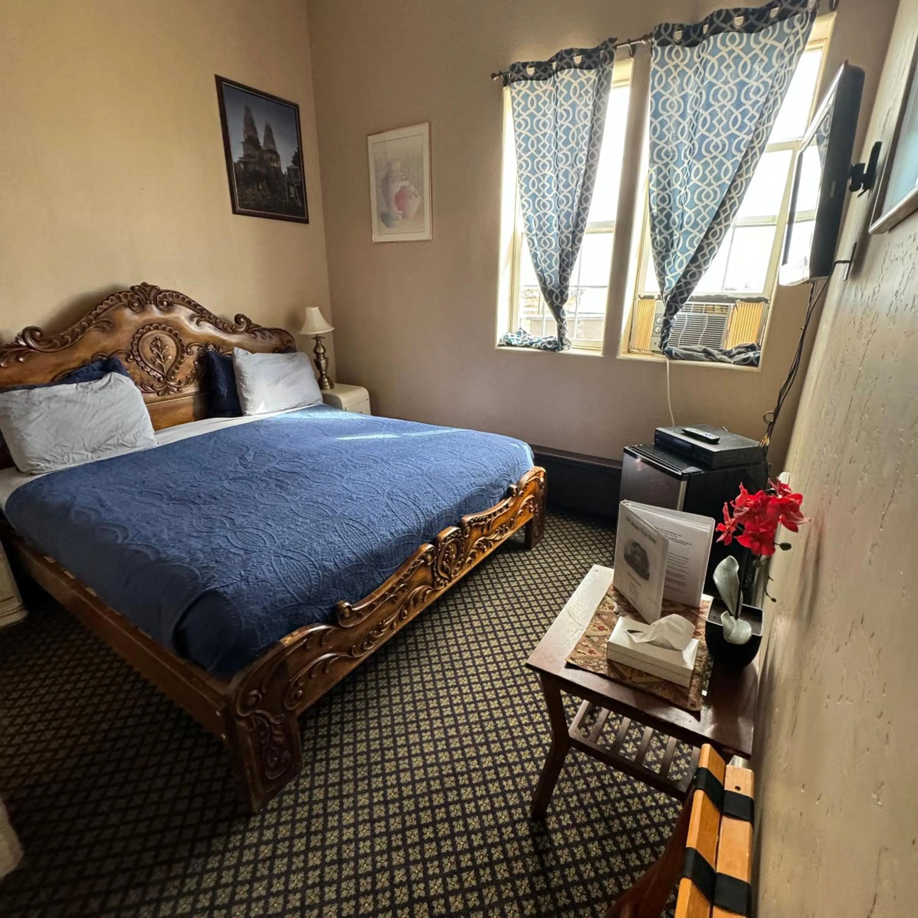 Bed in Steam Train Hotel