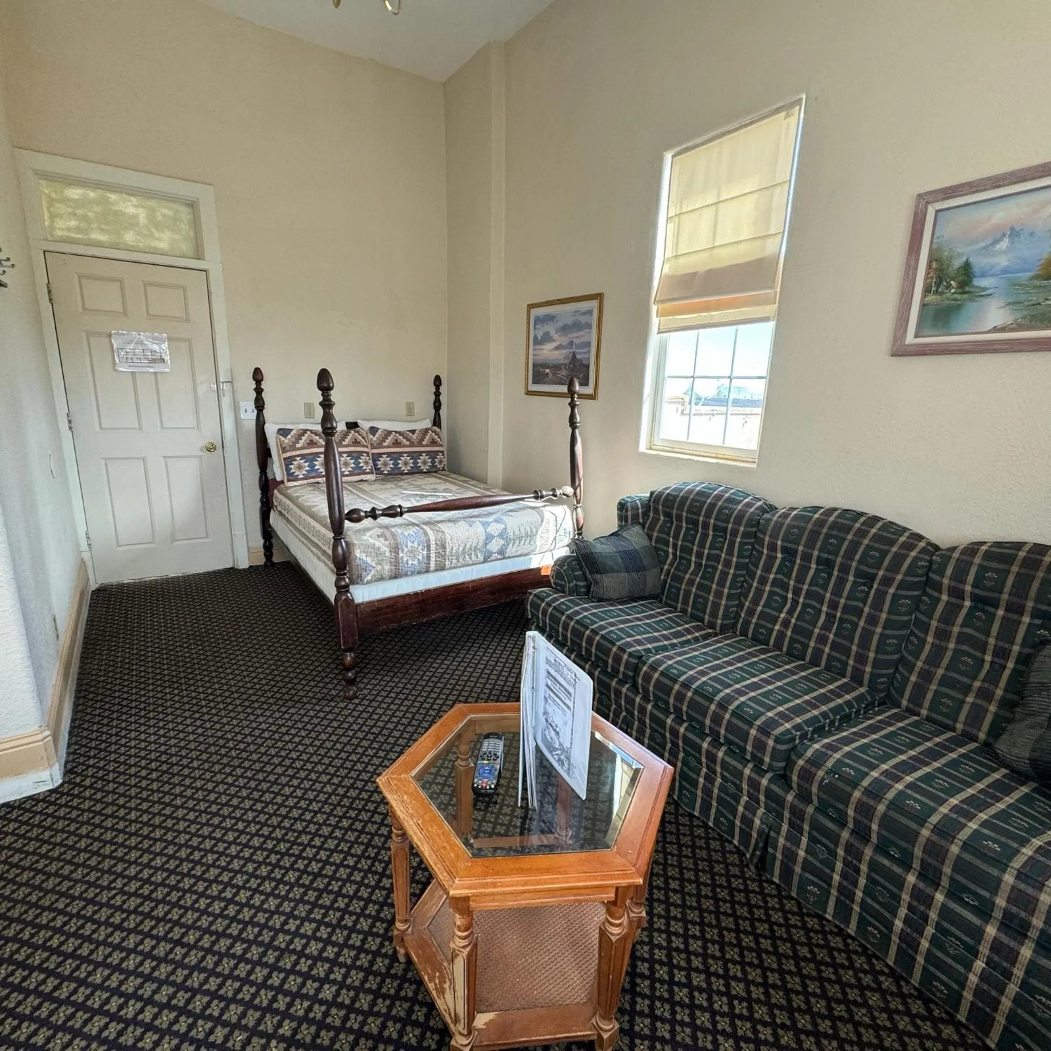 Bed in Steam Train Hotel