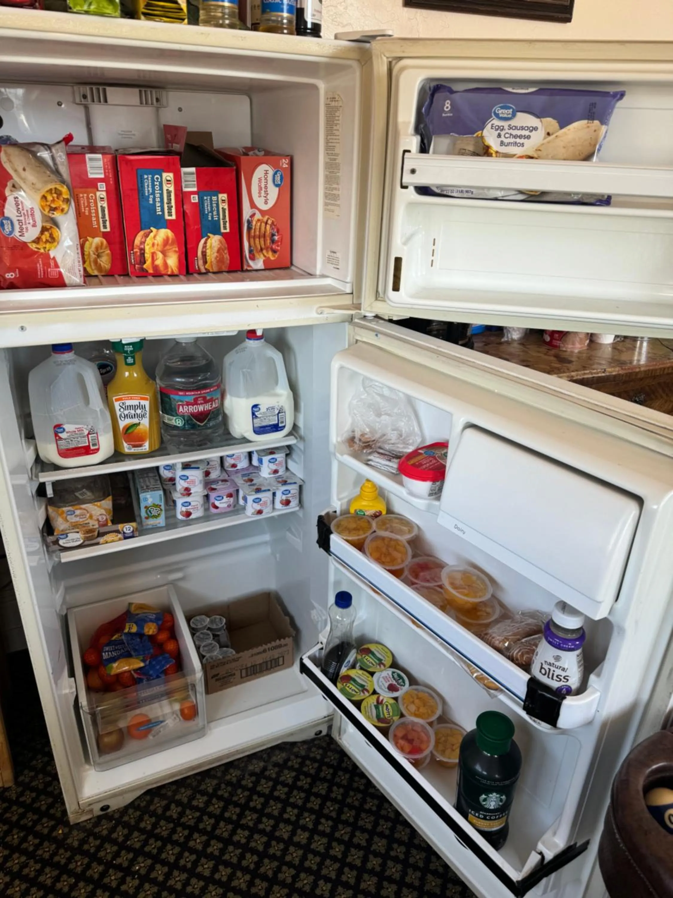 Breakfast in Steam Train Hotel