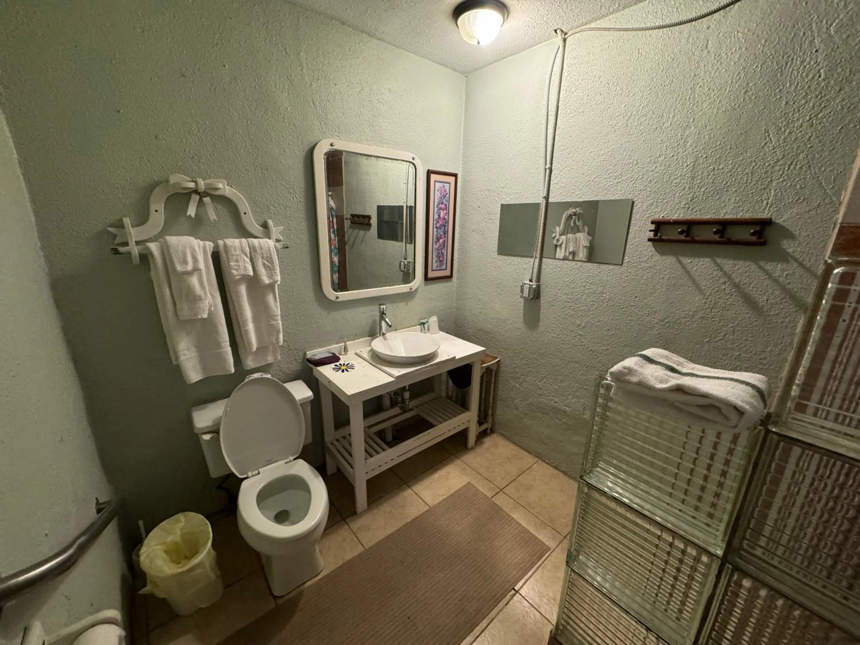 Bathroom in Steam Train Hotel