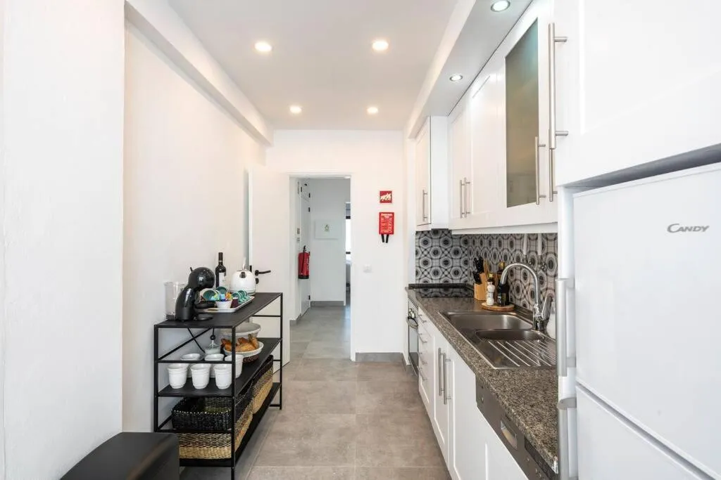 Kitchen or kitchenette in Casa Farol in Carvoeiro Centre