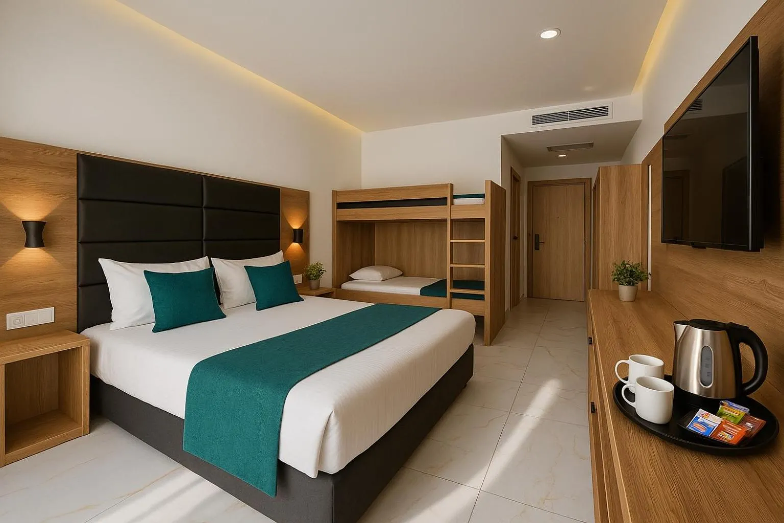 Quadruple Room in Hotel Babylon Royal