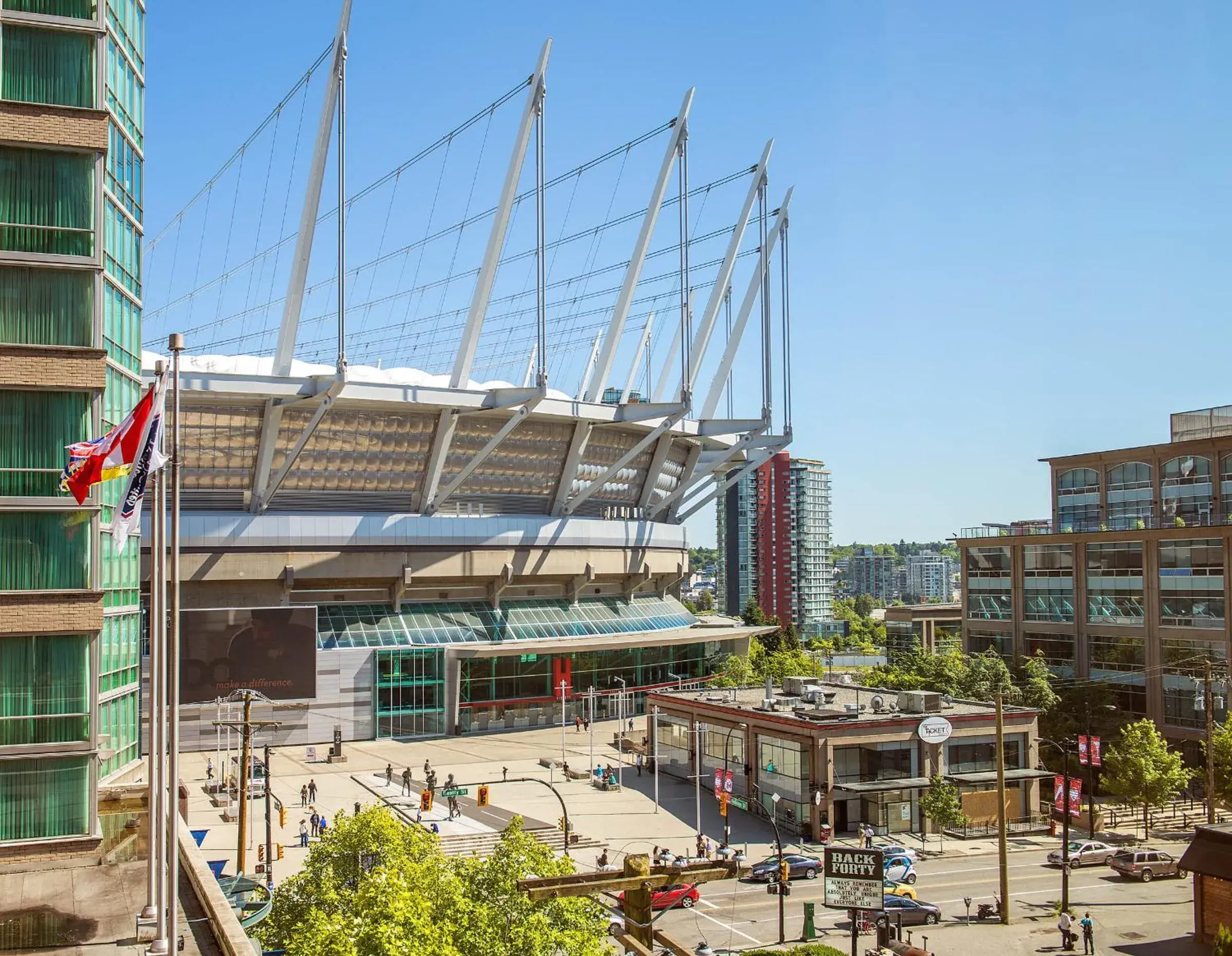 City view in Hotel BLU City view in Hotel BLU