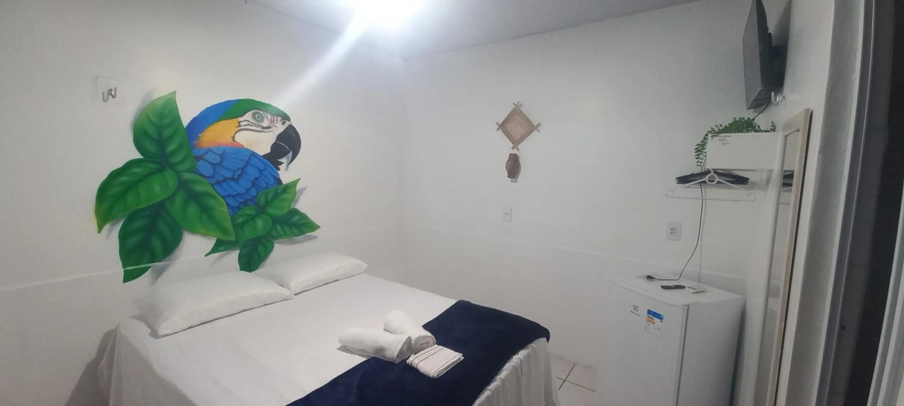 TV and multimedia, Bed in Pousada Angatu alter