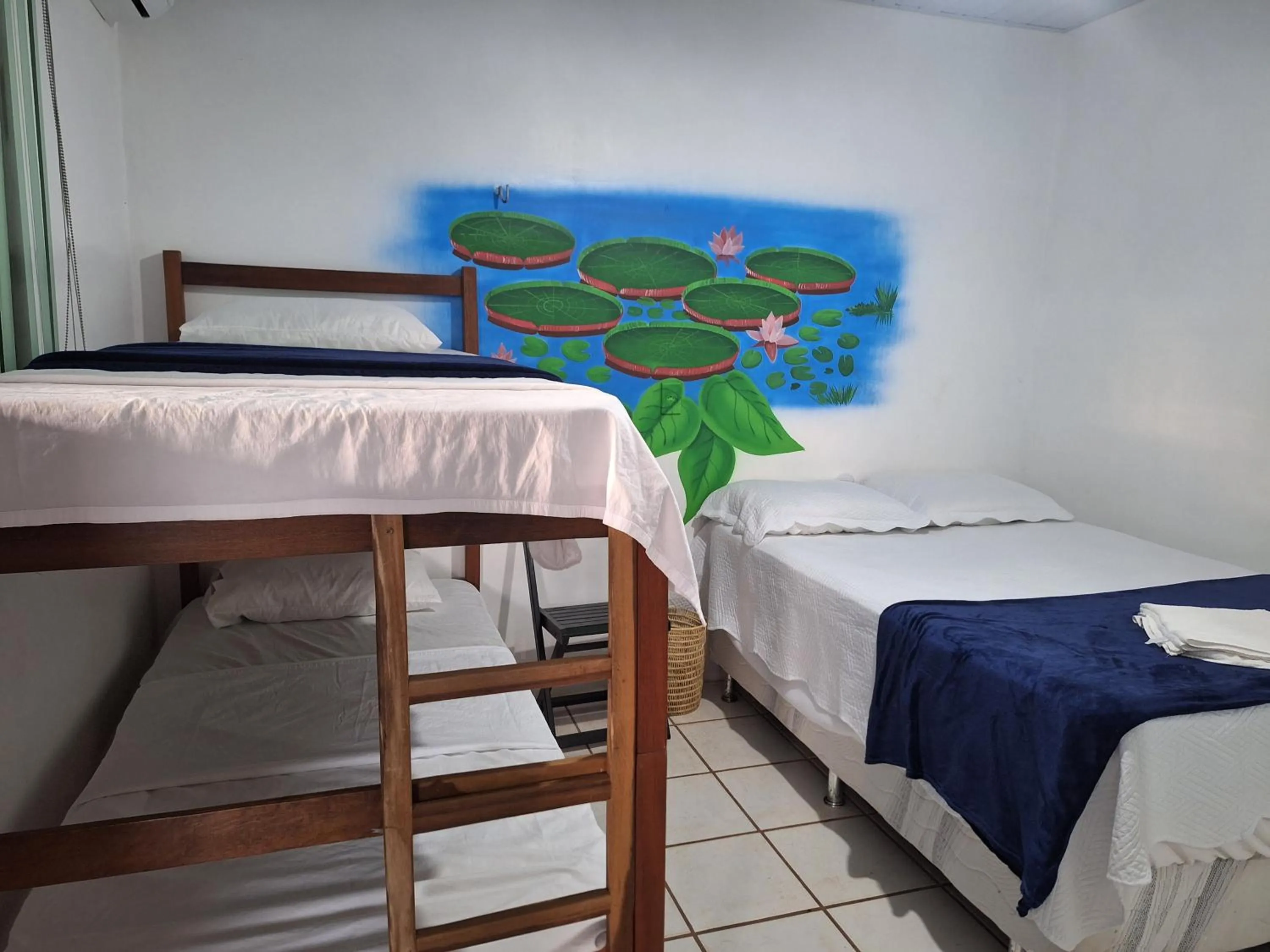 Bed in Pousada Angatu alter