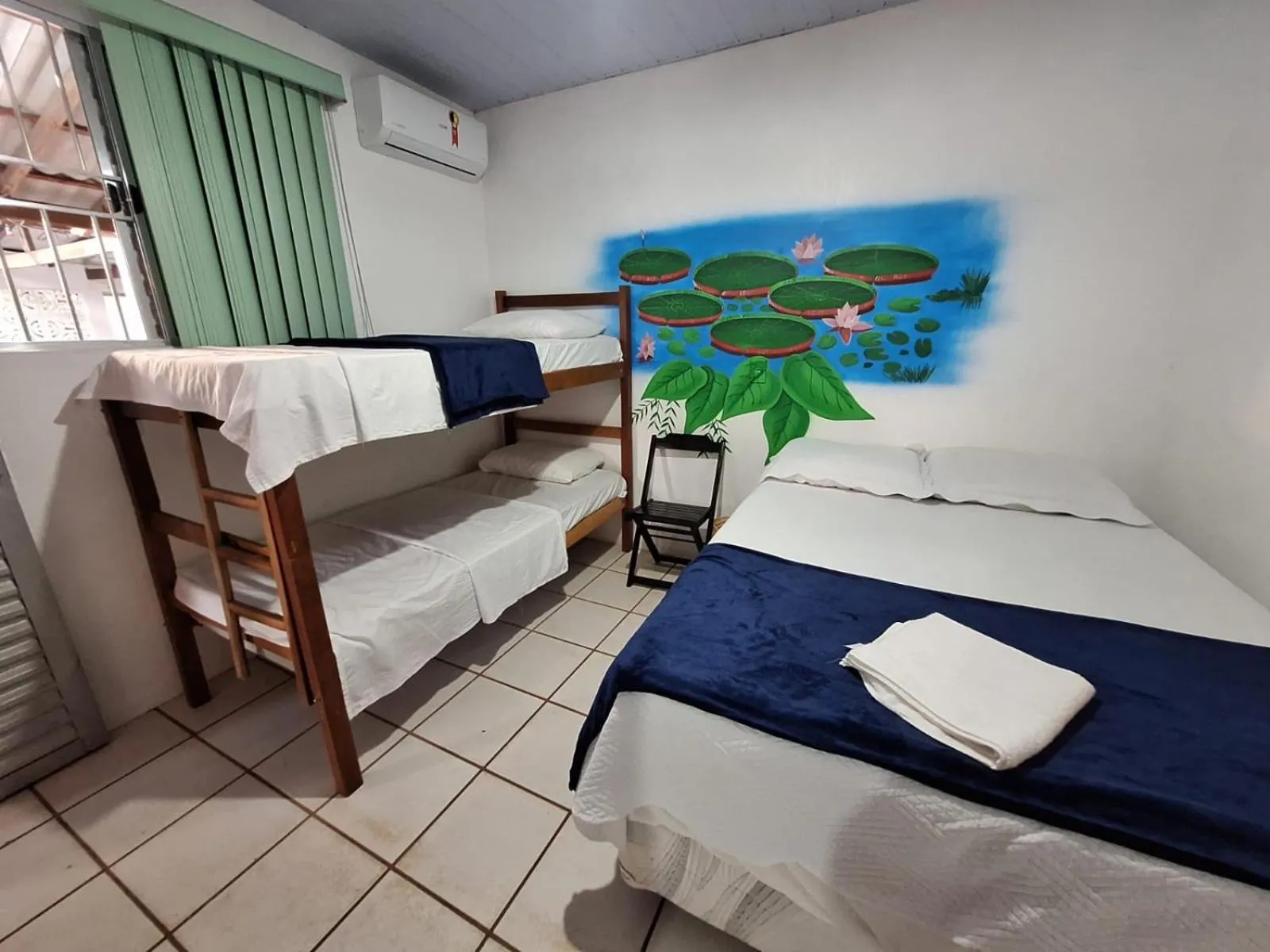 Bed in Pousada Angatu alter