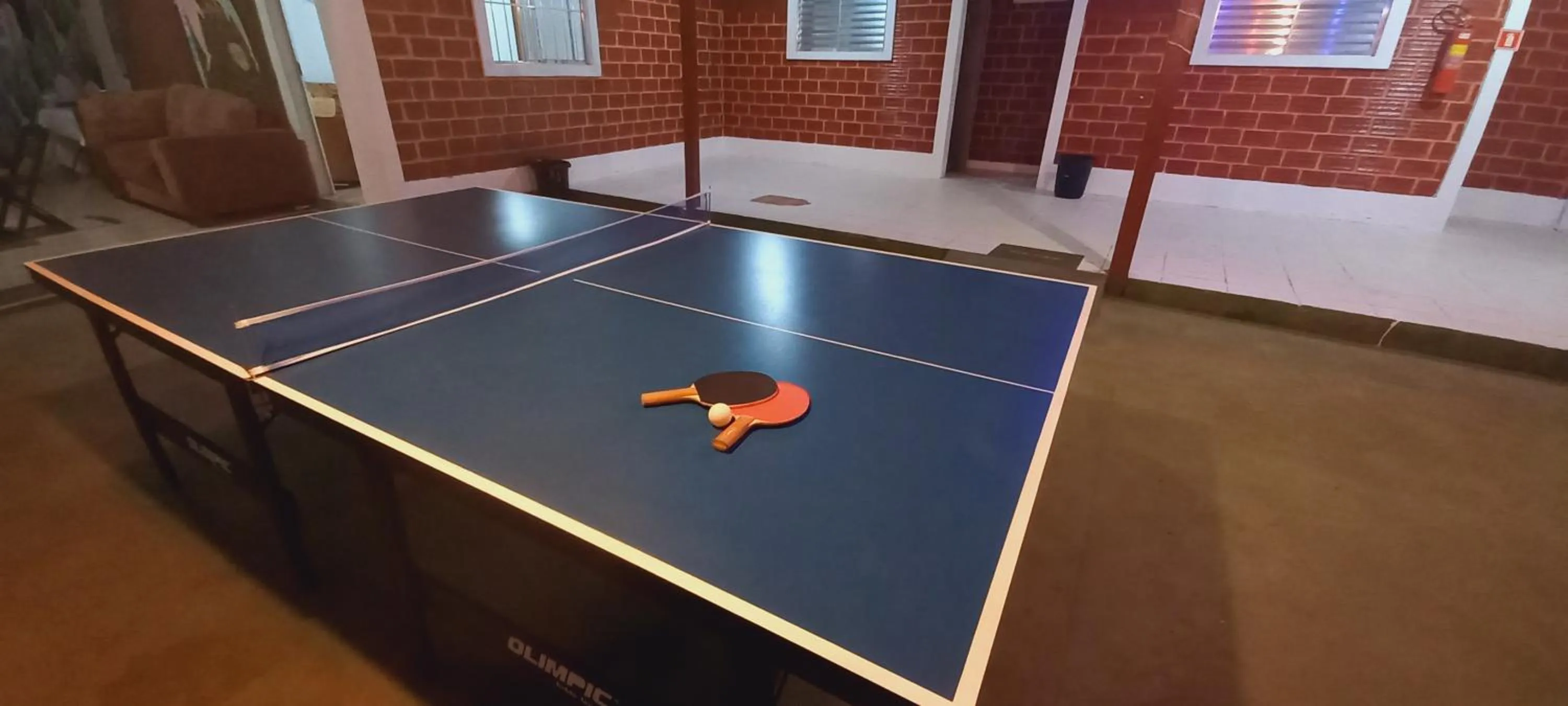 Table tennis in Pousada Angatu alter