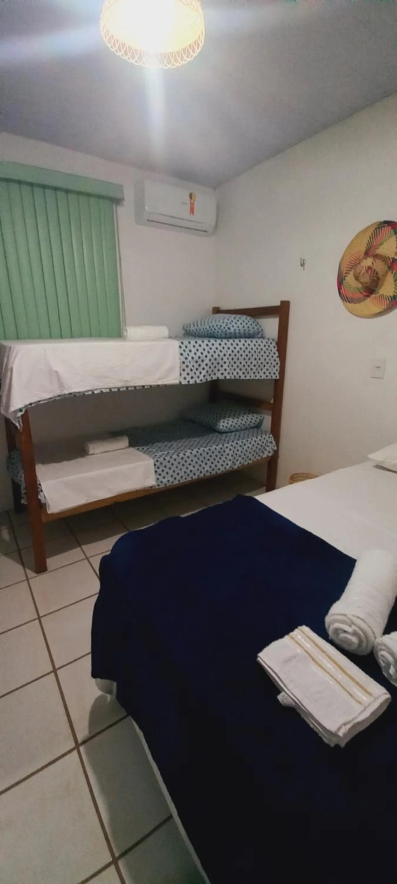 Bed in Pousada Angatu alter