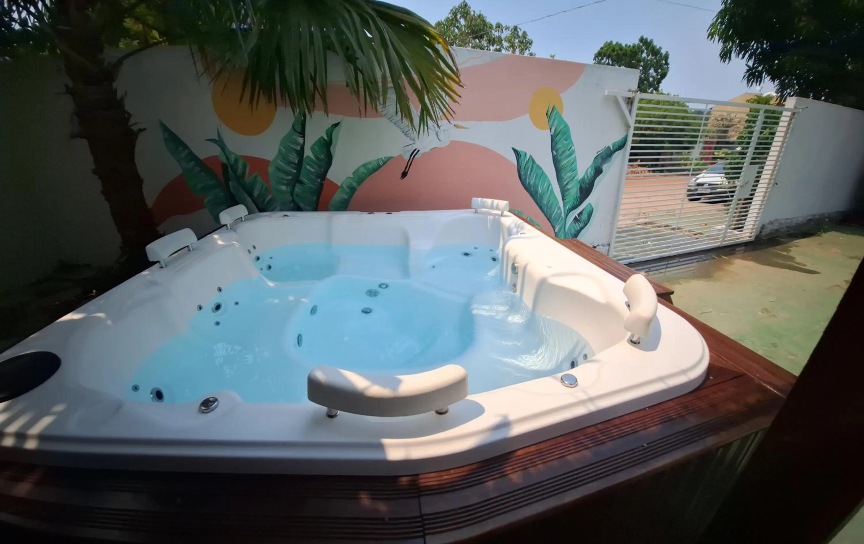 Hot Tub in Pousada Angatu alter