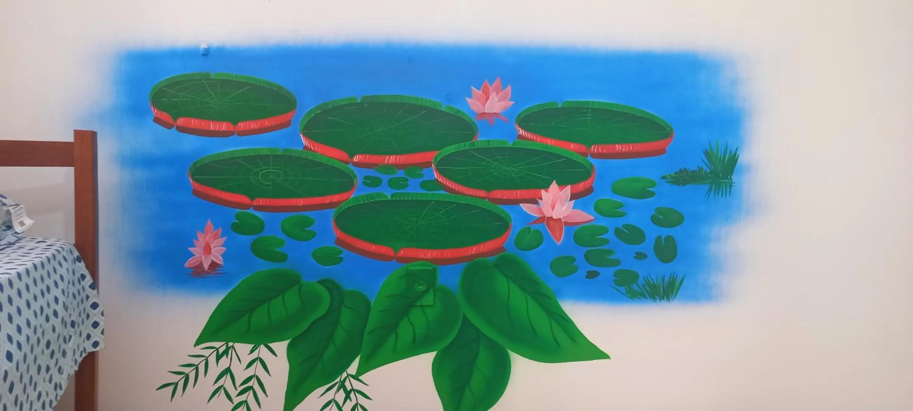 Decorative detail in Pousada Angatu alter