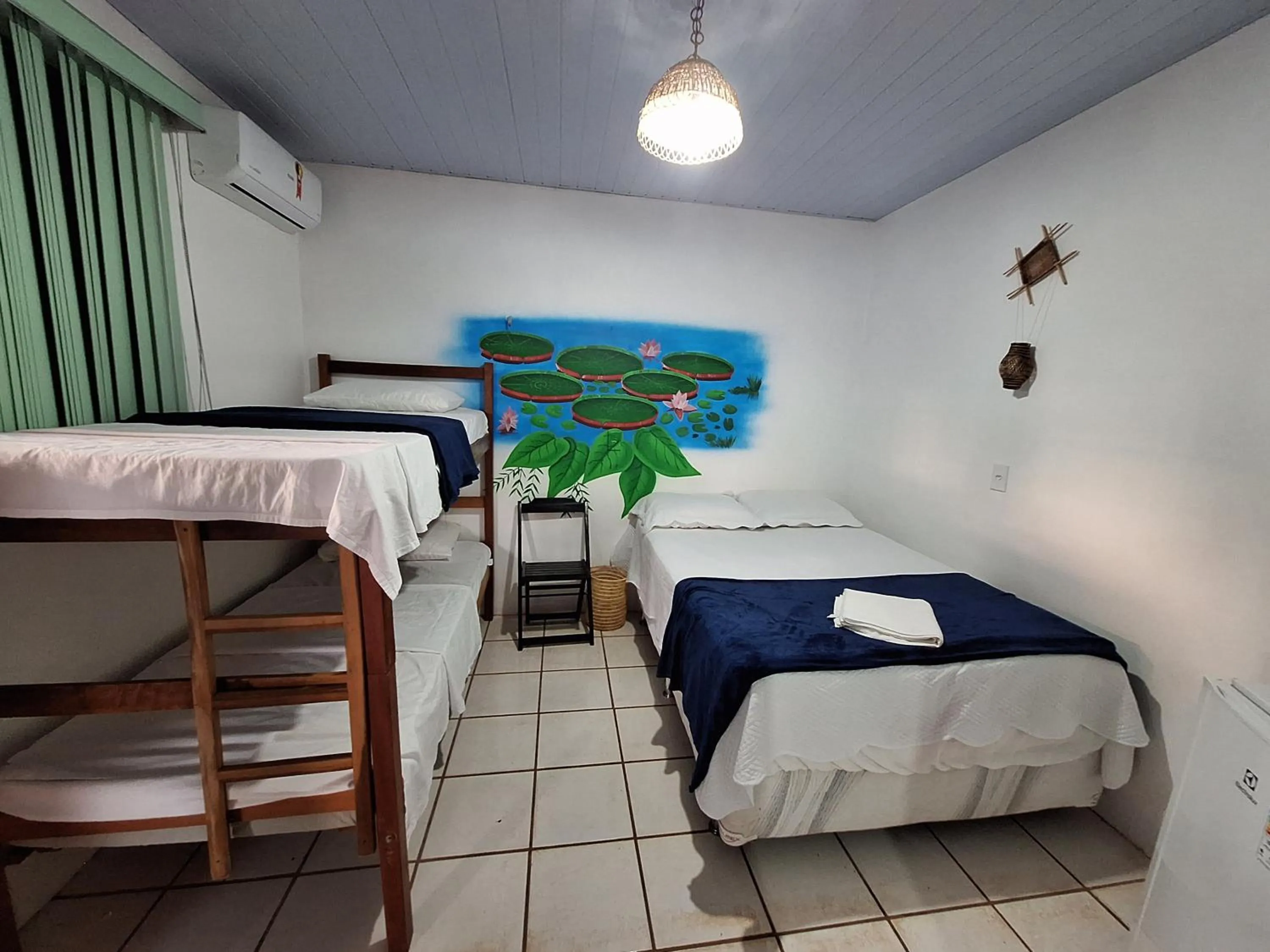 Bed in Pousada Angatu alter