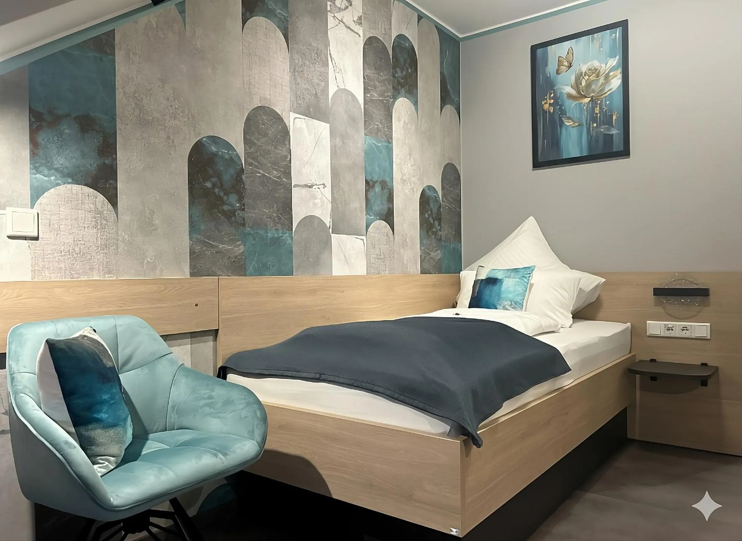 Photo of the whole room, Bed in Flair Hotel zur Therme