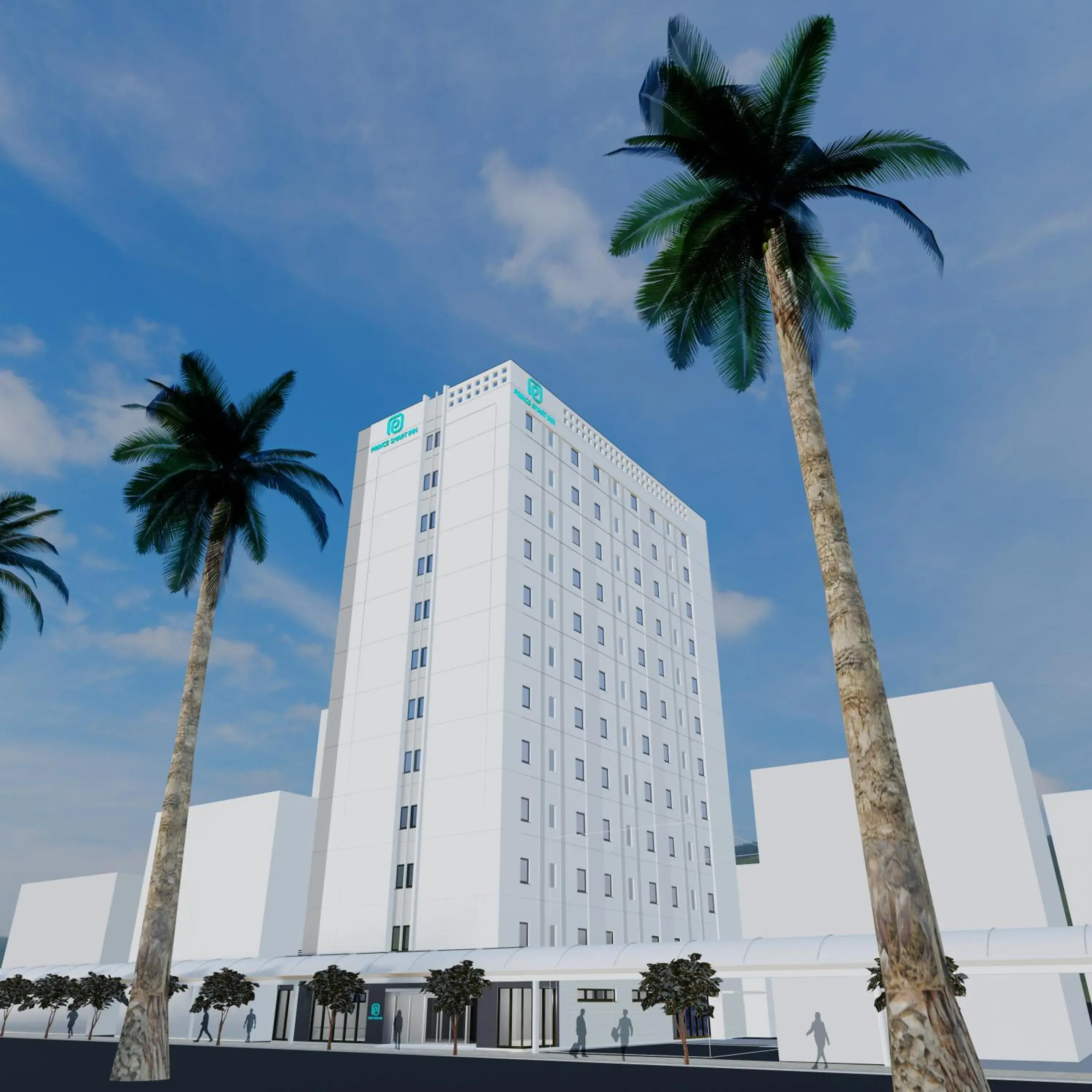Property building in Prince Smart Inn Miyazaki Property building in Prince Smart Inn Miyazaki