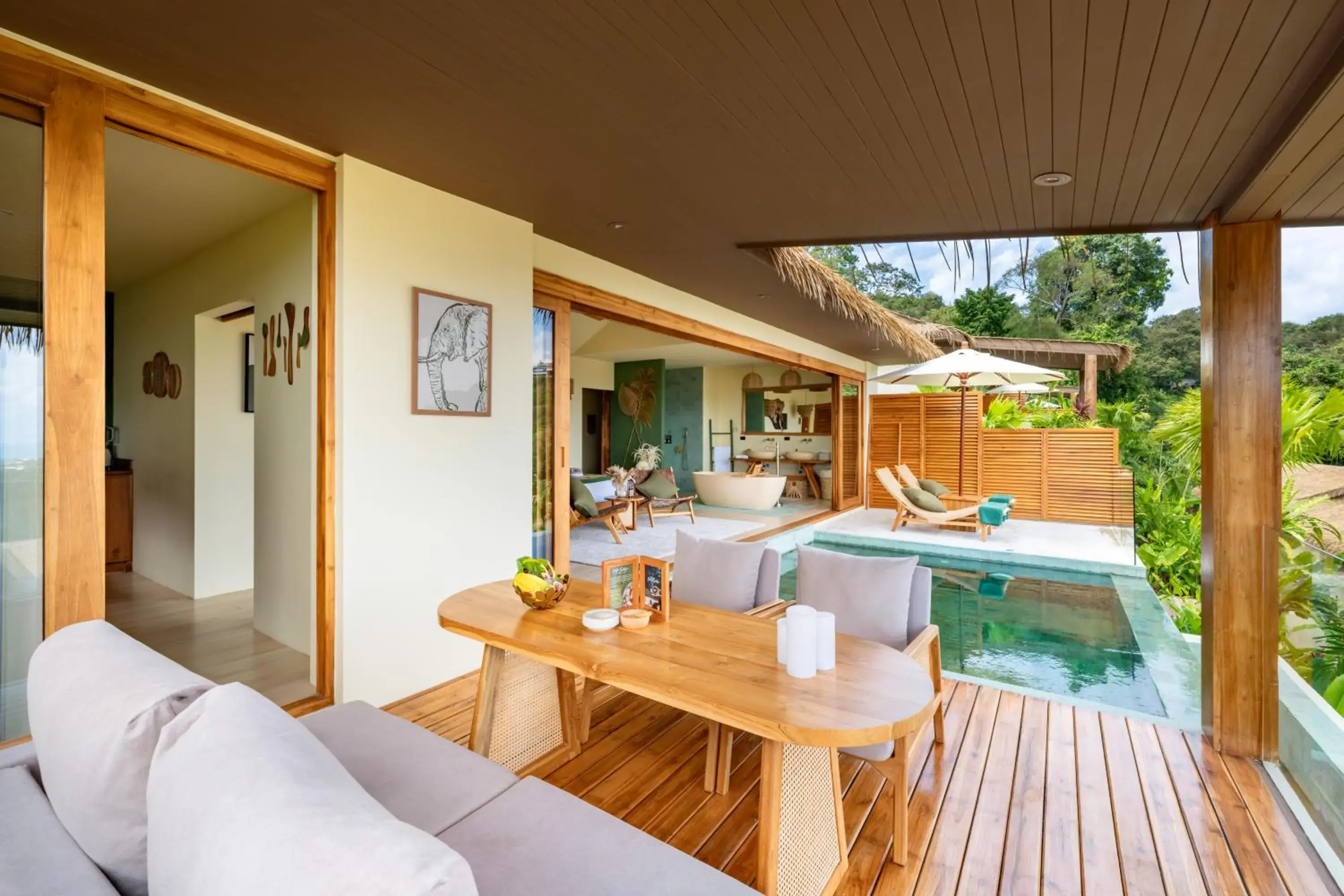 Villa with Ocean View in Wild Cottages Elephant Sanctuary Resort Villa with Ocean View in Wild Cottages Elephant Sanctuary Resort