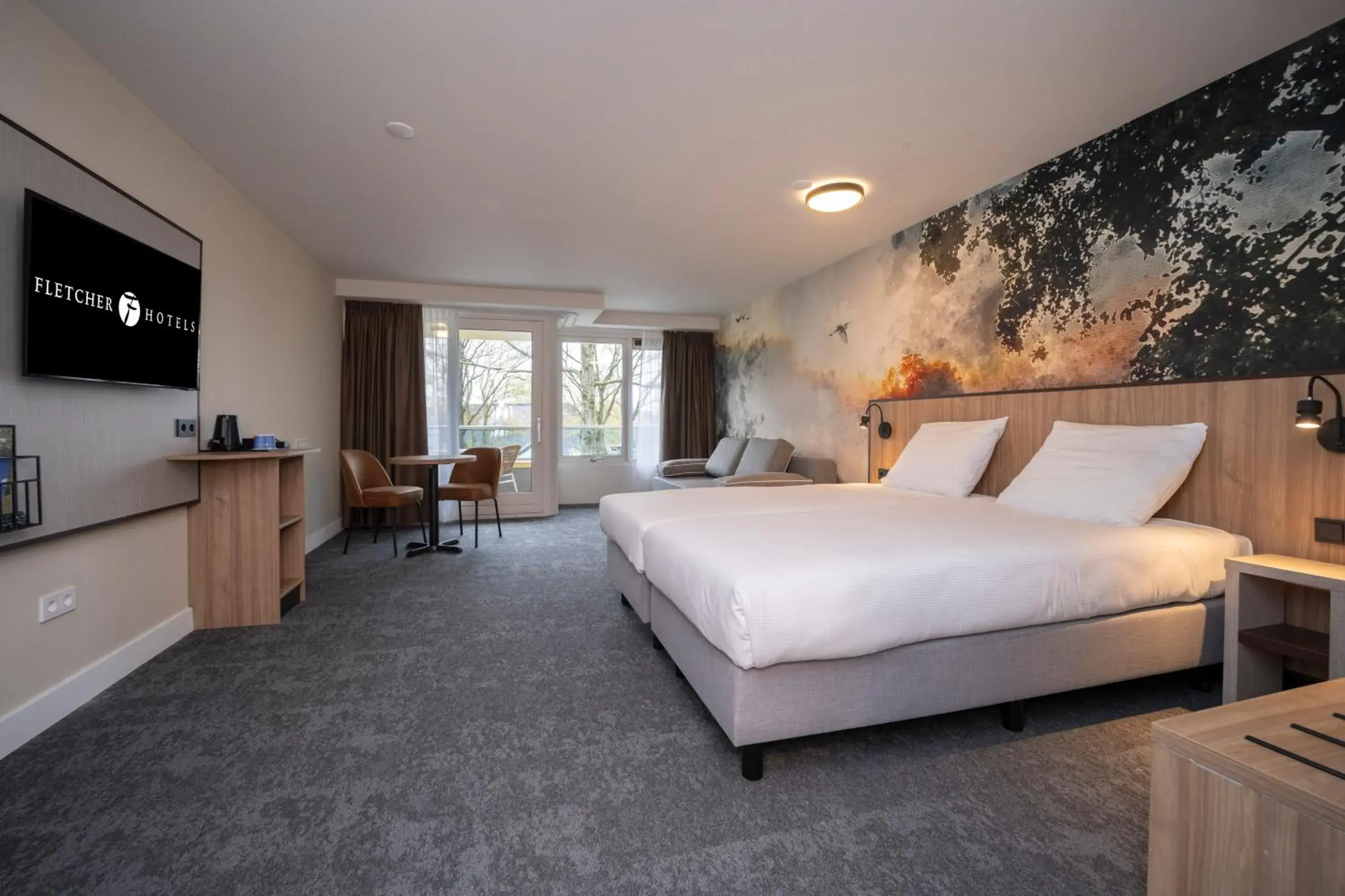 Bedroom, Bed in Fletcher Hotel-Restaurant Langewold Bedroom, Bed in Fletcher Hotel-Restaurant Langewold