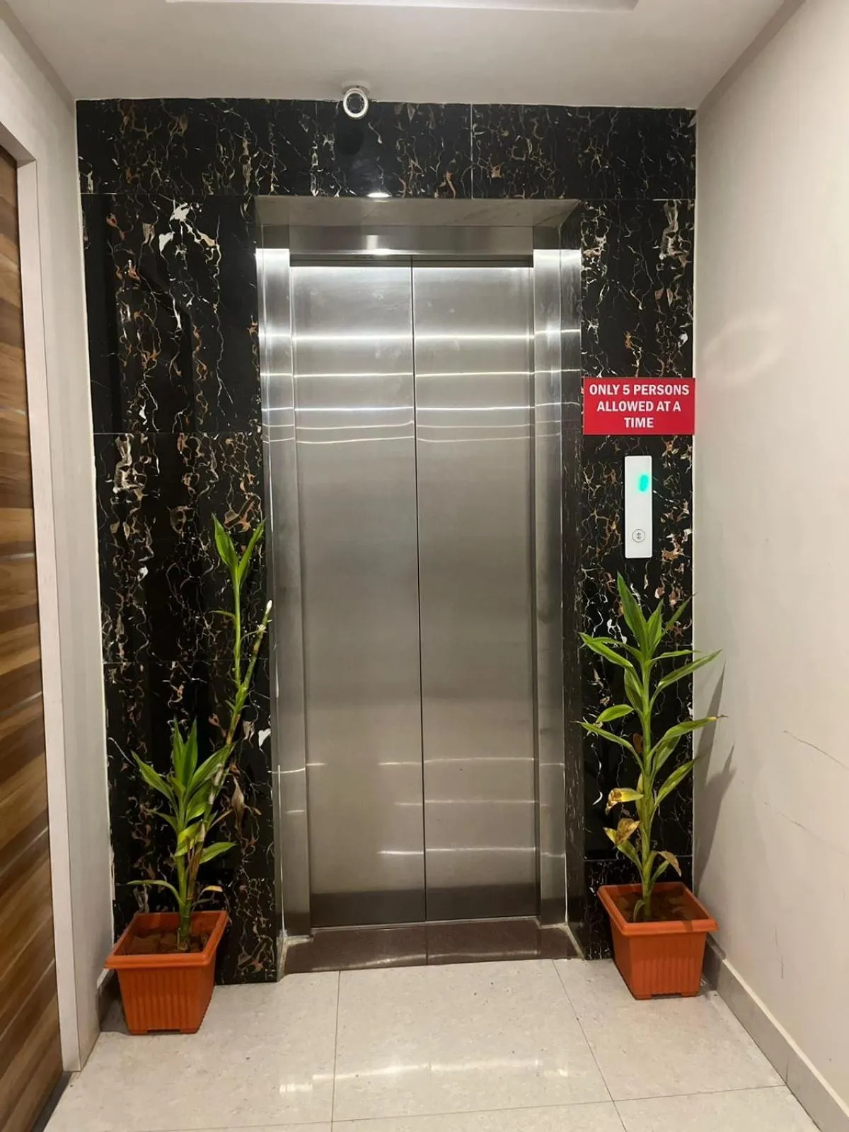 elevator in Hotel Avenue Suites Near International Airport Bangalore