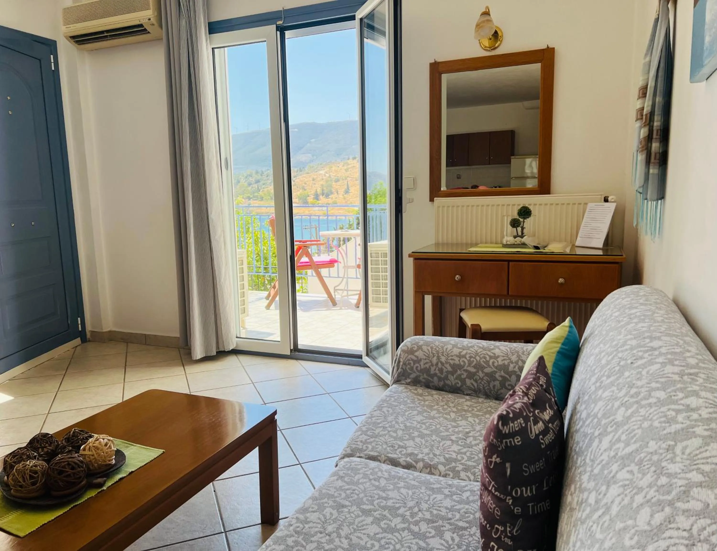 Seating area in KTM Sunny Villas