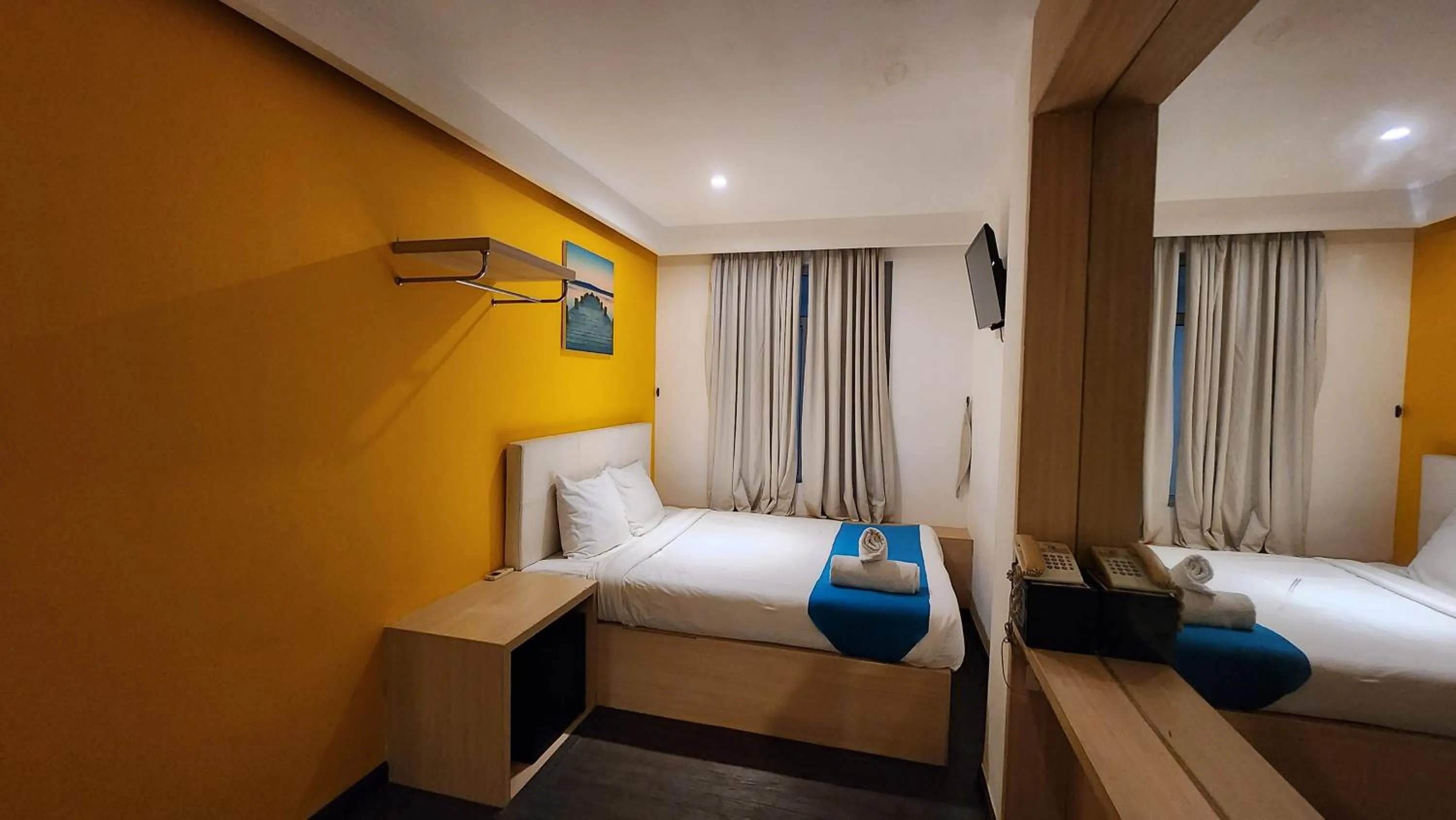 Bed in Kimono Spa Hotel