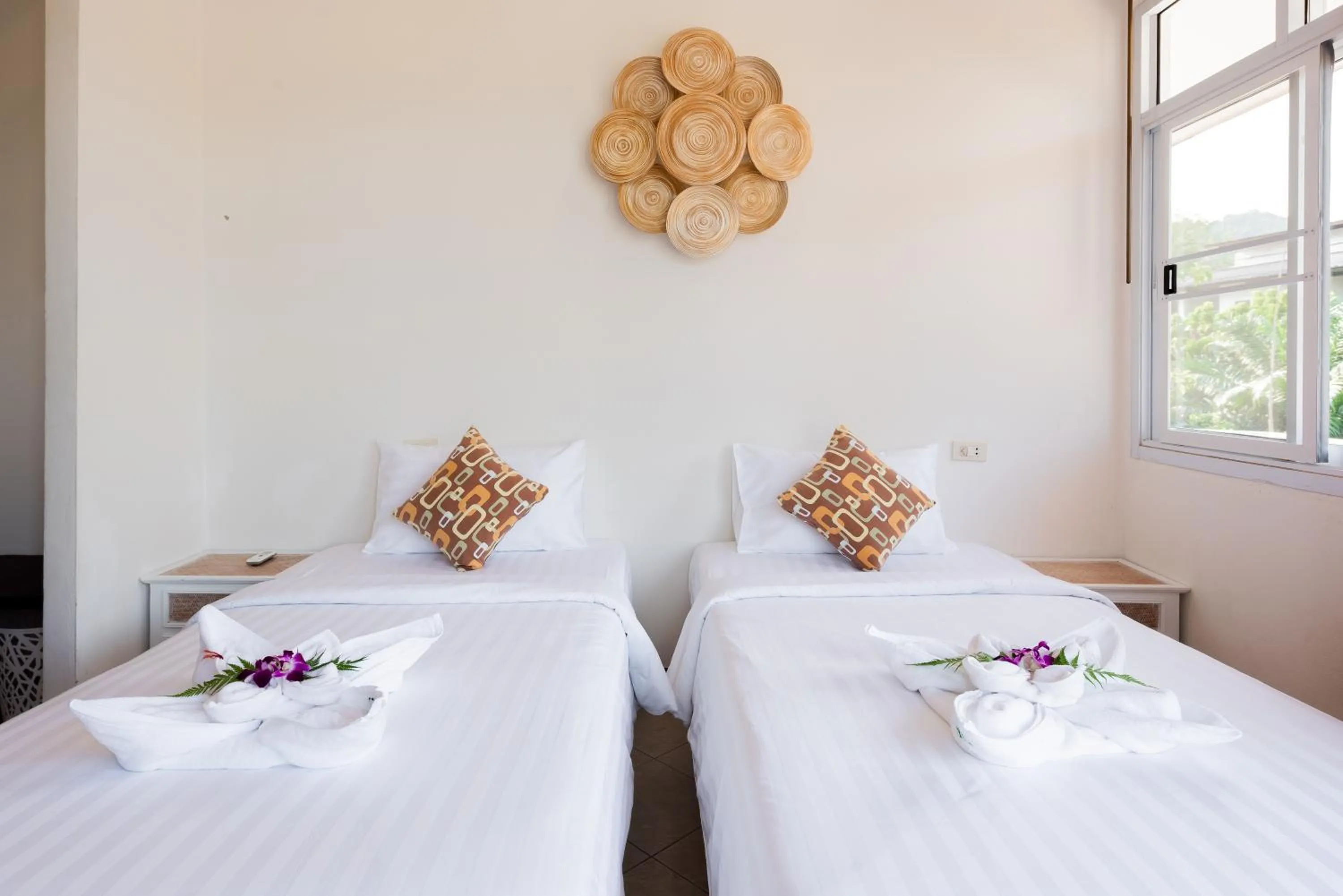Bed in Twin Villas Ao Nang