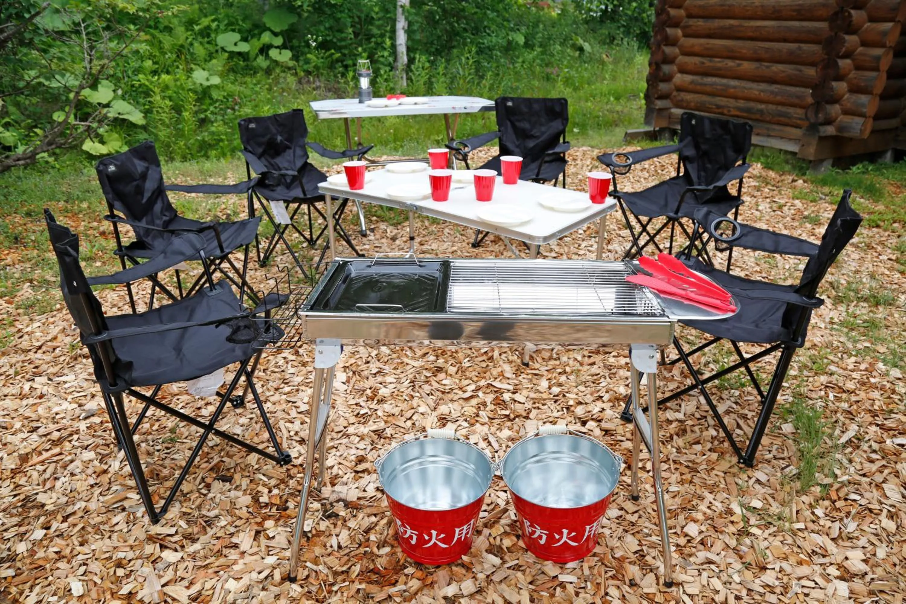 BBQ facilities in The LODGE ABASHIRI